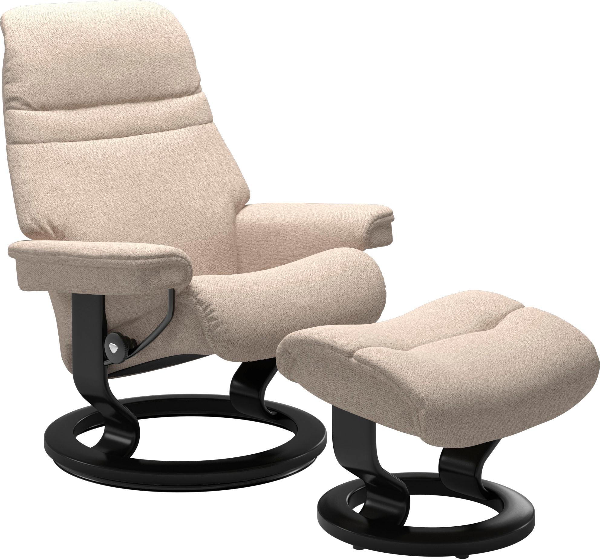 Stressless Fußhocker "Sunrise", mit Classic Base, Gestell Schwarz