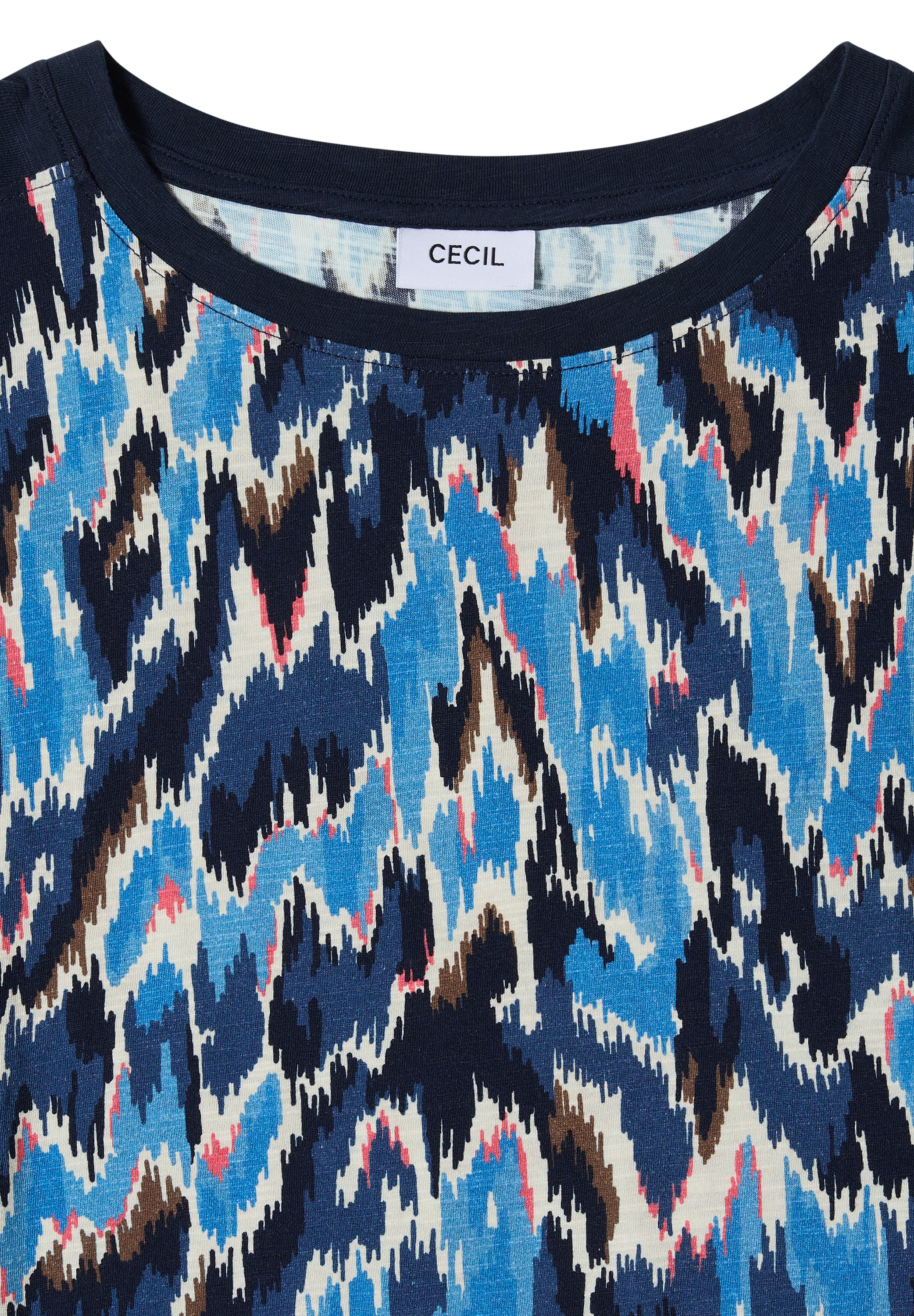 Cecil Langarmshirt mit Tape Detail am Ärmel