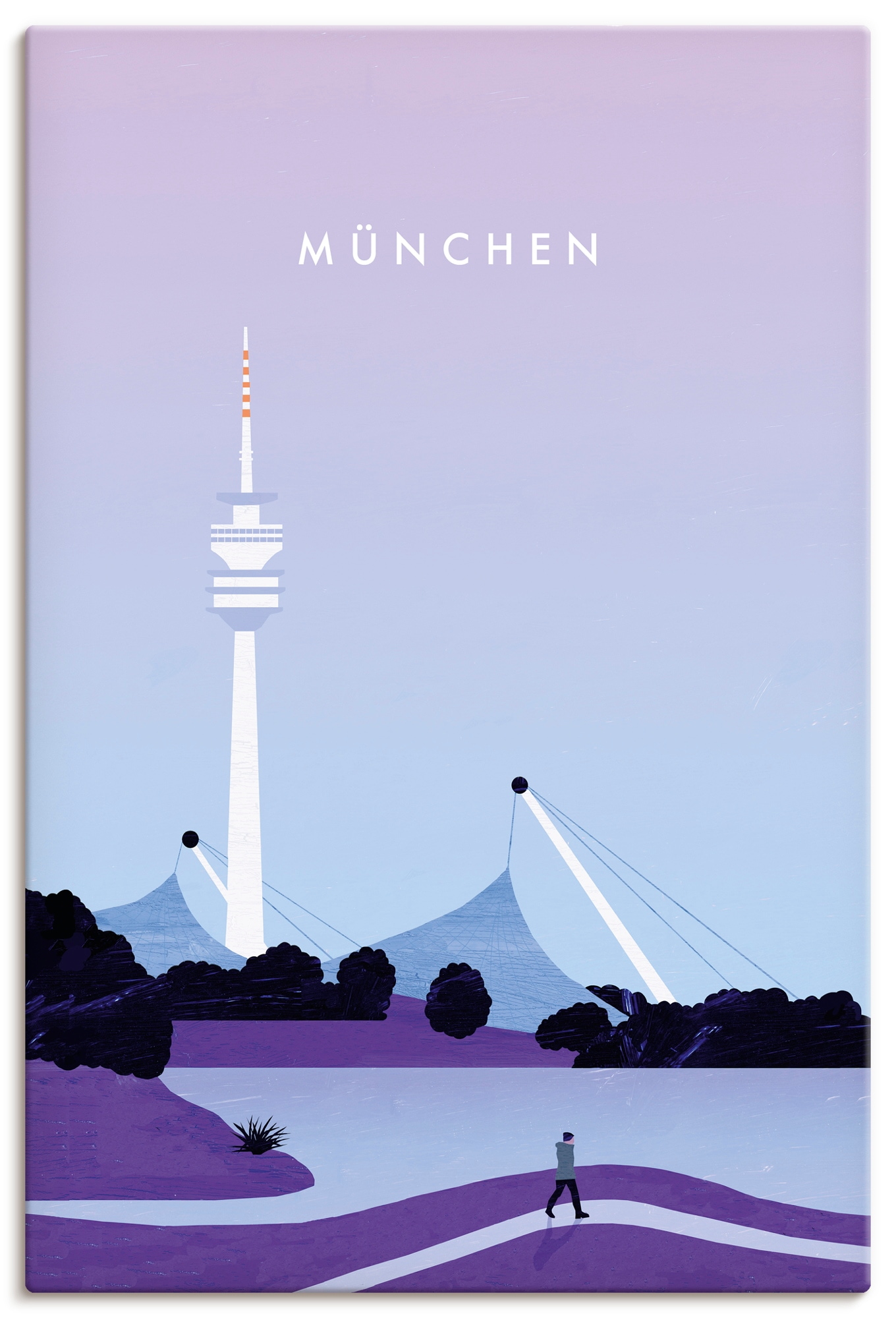 Artland Wandbild "München" 1 Stk. tlg. als Alubild, Leinwandbild, Poster, Wandaufkleber in verschied. Größen