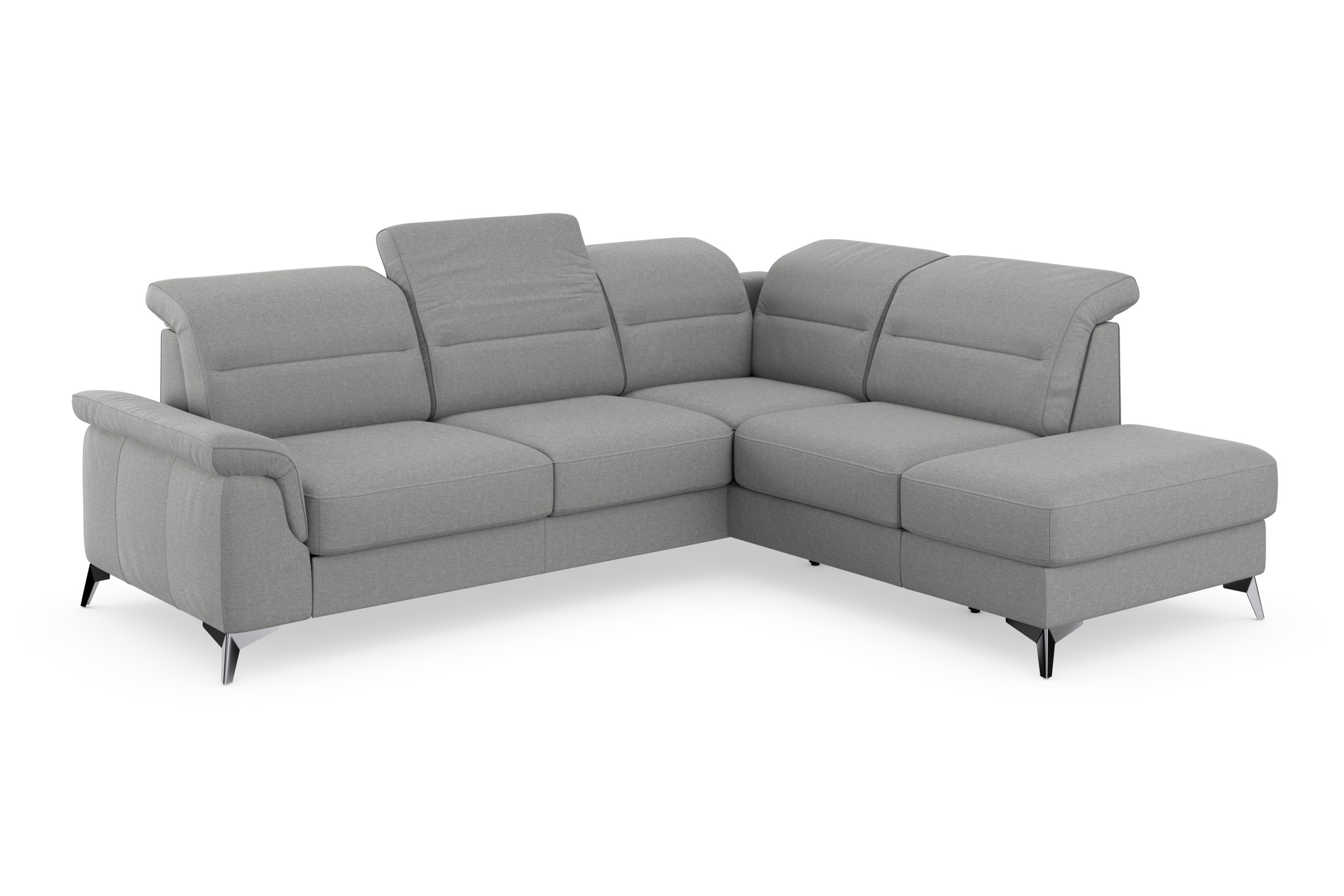 Thumbnail - sit&more Ecksofa "Sinatra L-Form", mit Ottomane, optional mit Kopfteilverstellung und Armteilfunktion