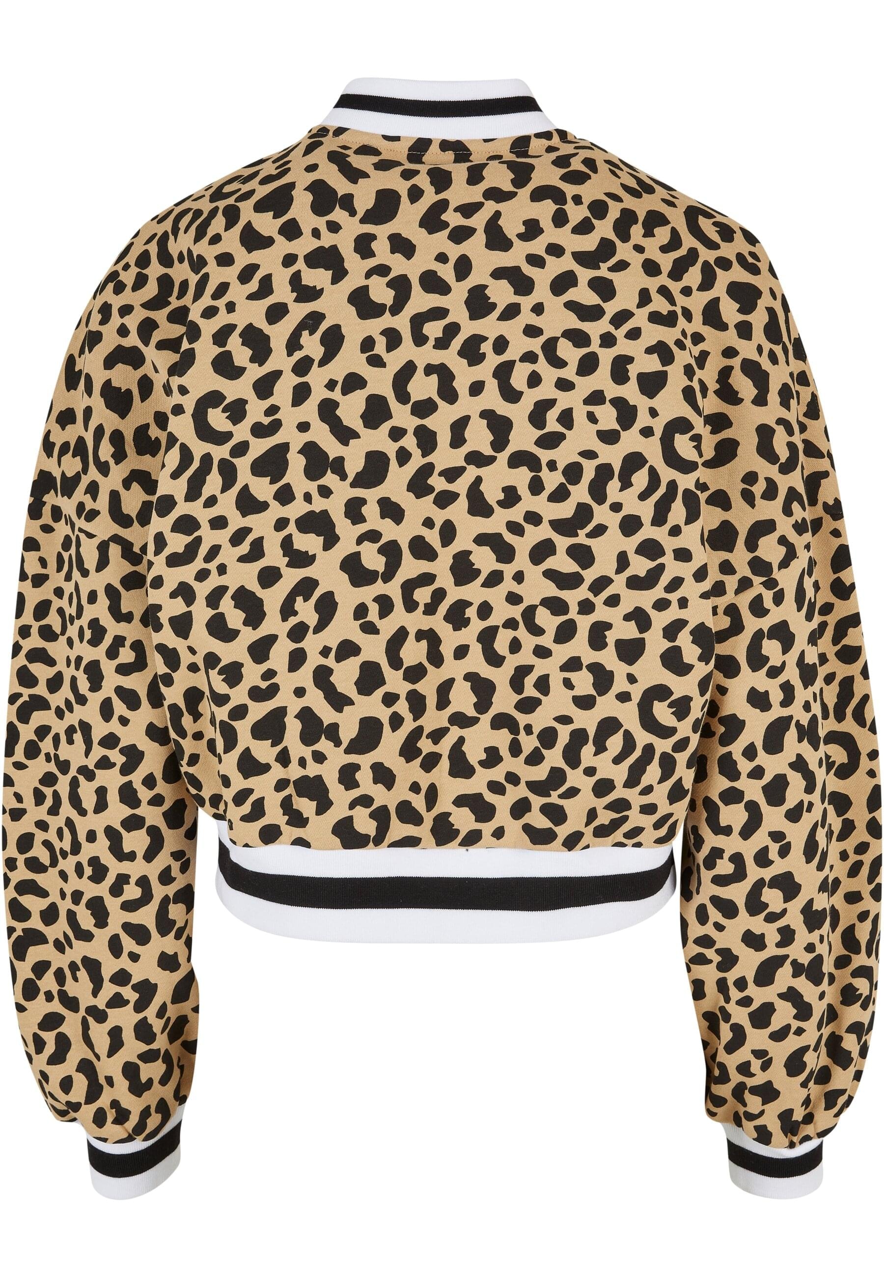URBAN CLASSICS Sweatjacke »Urban Classics Damen Ladies AOP Oversized College Sweat Jacket«