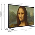 Samsung LED Lifestyle Fernseher »32" QLED 4K The Frame (2022)«, 80 cm/32 Zoll, Smart-TV-Google TV, Hyper Real-Mattes Display-HDR