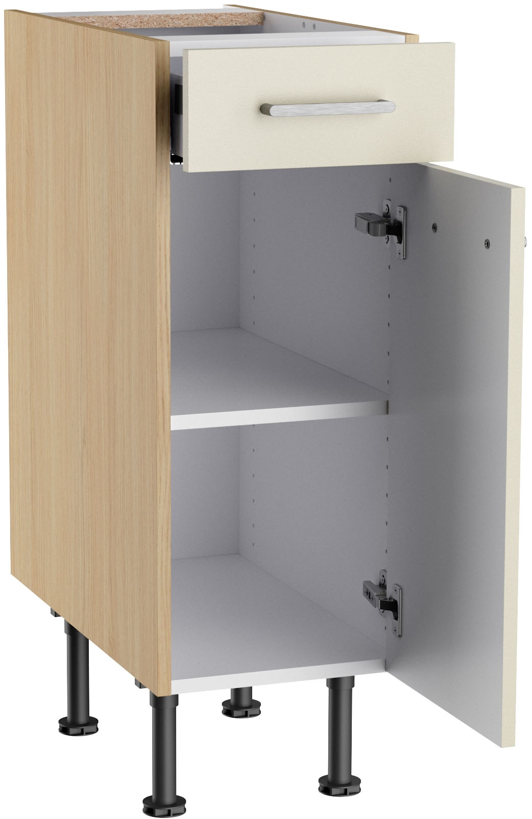 KOCHSTATION Unterschrank »KS-Lucy« Breite 30 cm, höhenverstellbare Füße, Soft-Close