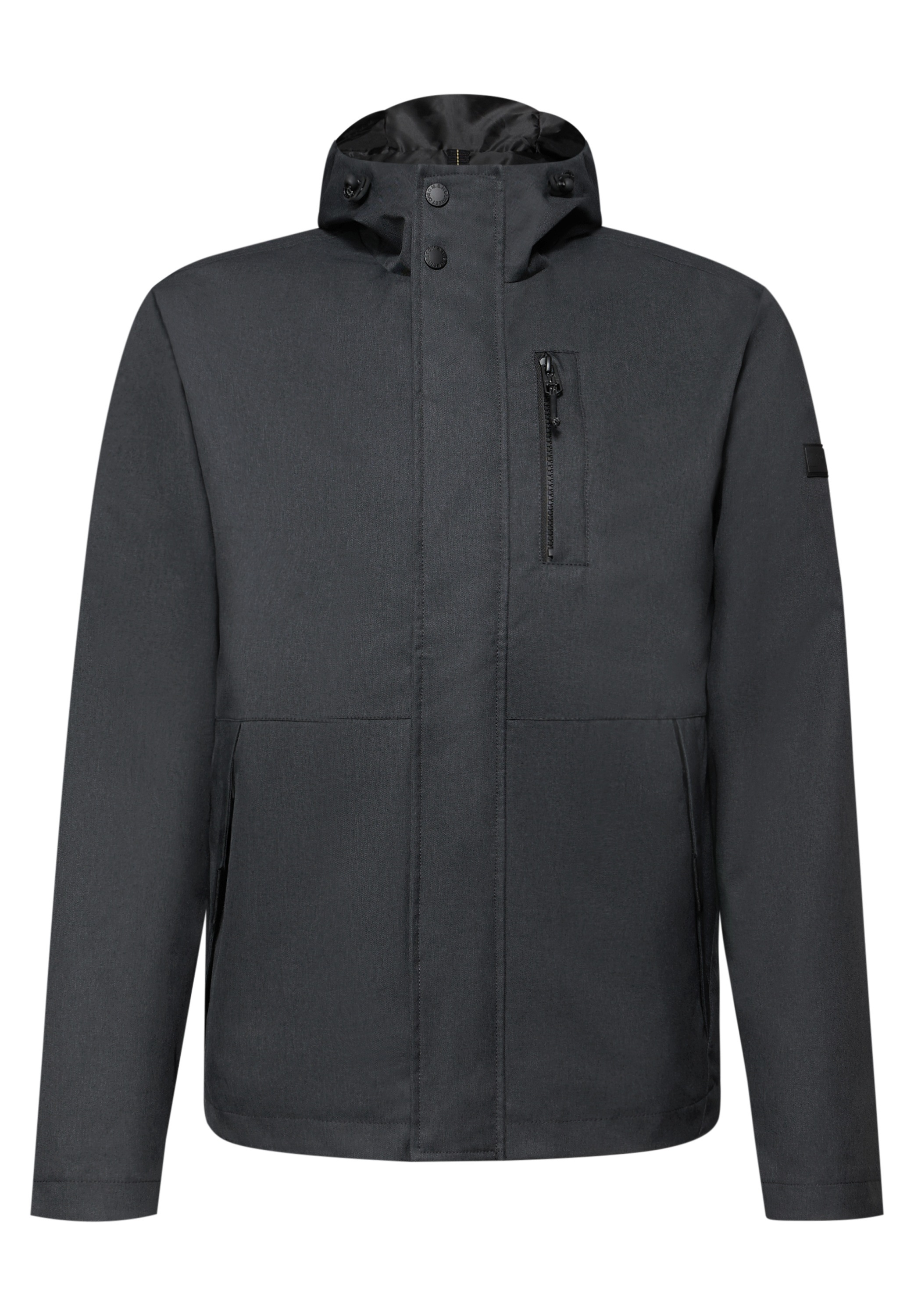 STREET ONE MEN Outdoorjacke mit Kapuze wasserabweisend