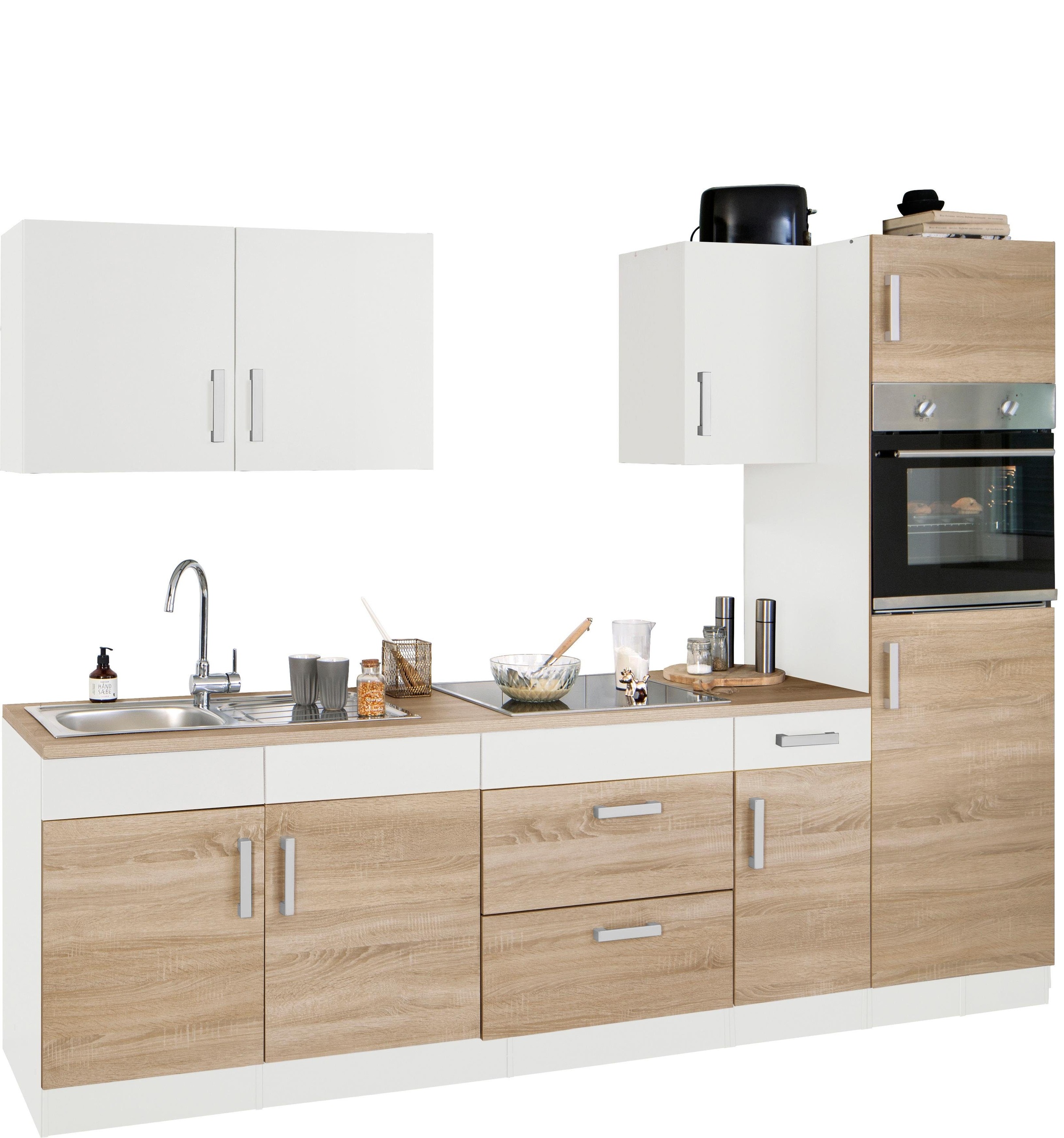 Thumbnail - KOCHSTATION Küchenzeile "KS-Gera" Breite 270 cm, wahlweise mit E-Geräten, mit Arbeitsplatte