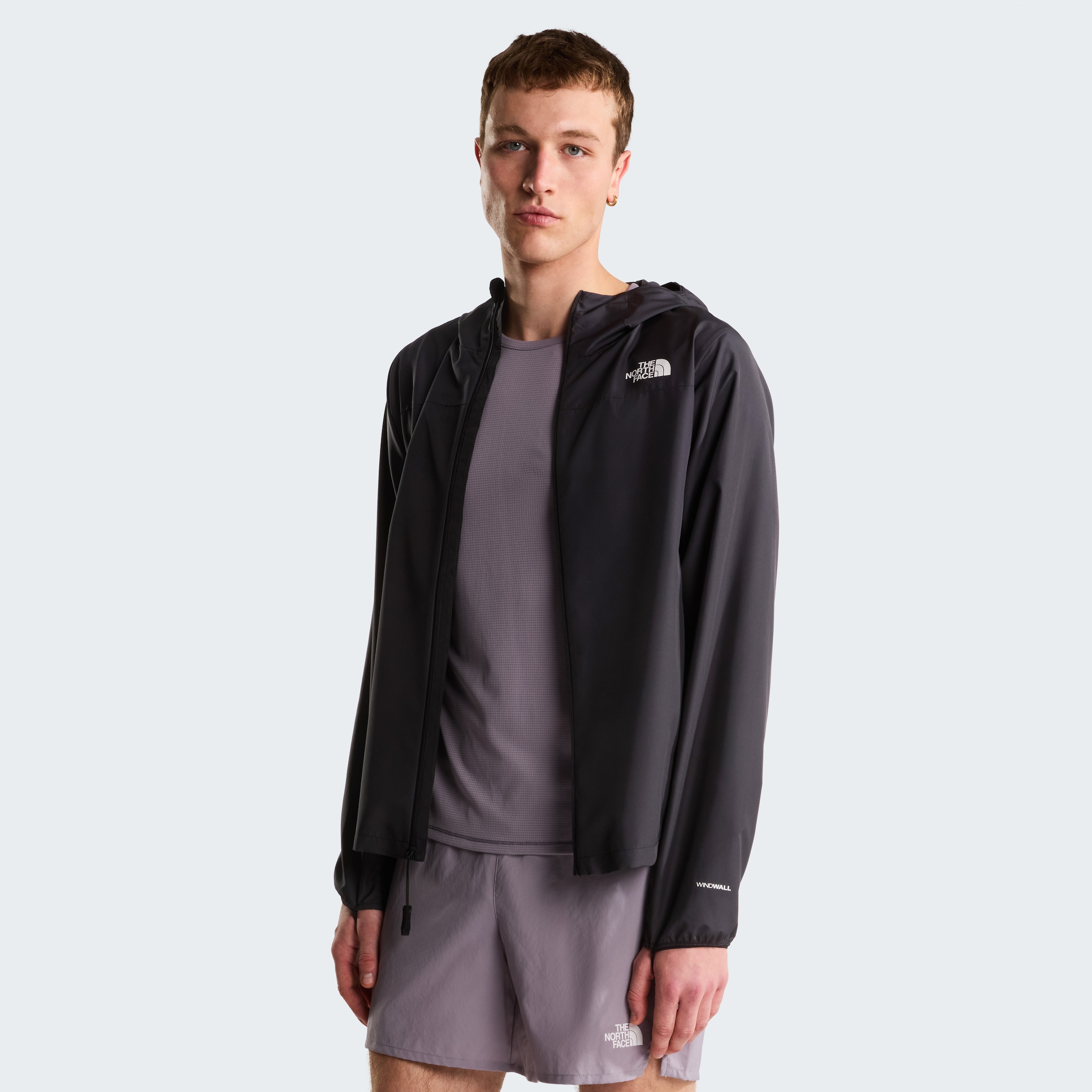 The North Face Windbreaker »M FONTANALES WIND JACKET« 1 Stk. tlg. sportlicher Stil, für Sport- und Outdooraktivitäten, mit Packtasche