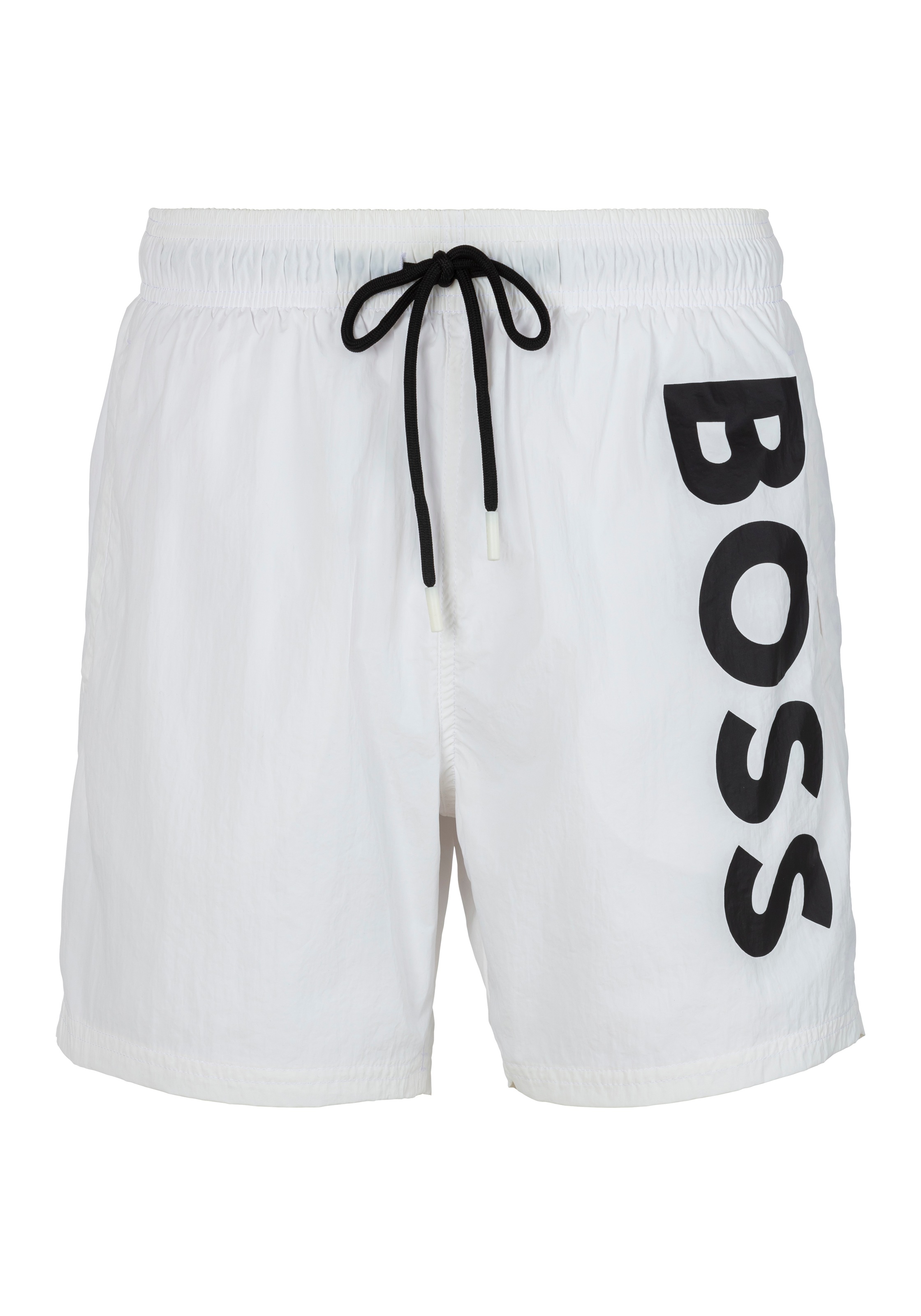 BOSS Badeshorts "Octopus", mit kontrastfarbenem BOSS Logo-Schriftzug auf dem Bein