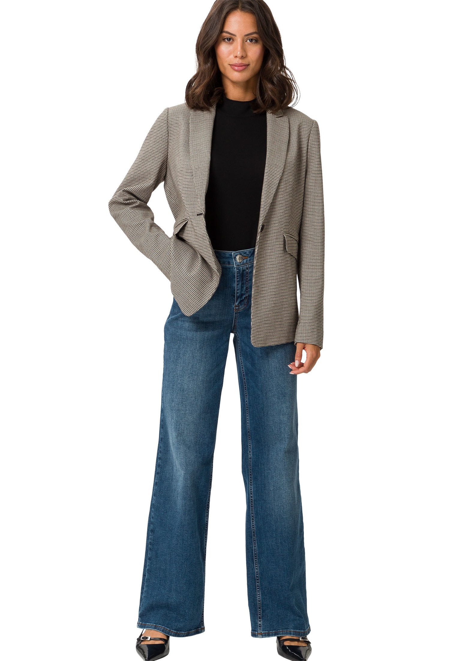 Zero Jackenblazer »zero Boyfriend-Blazer kariert«, weiteres Detail