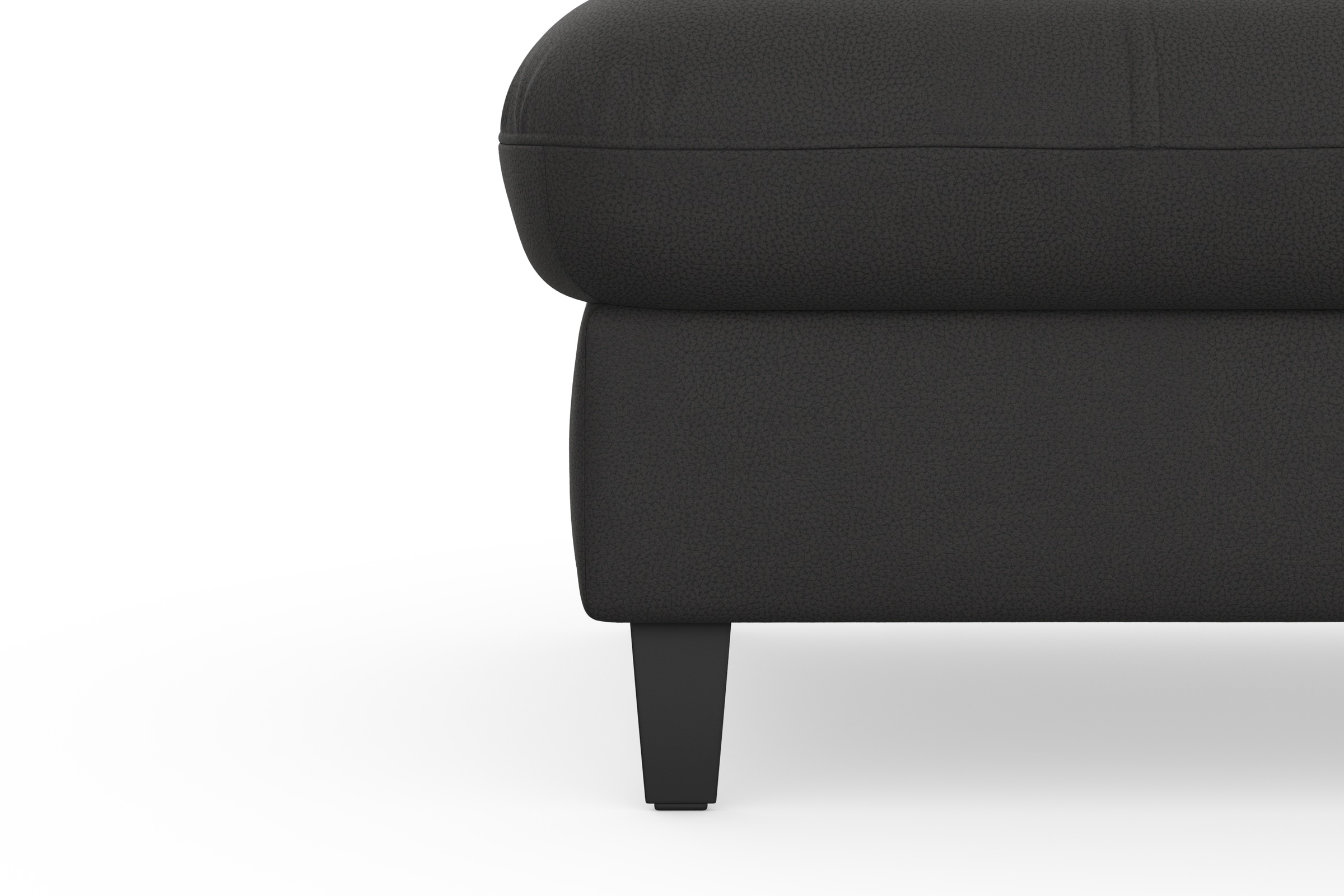 Hocker SIT & MORE "Marano", grau (anthrazit), B:102cm H:43cm T:67cm, 100% Polyester, Hocker, Hocker, mit Stauraum 6
