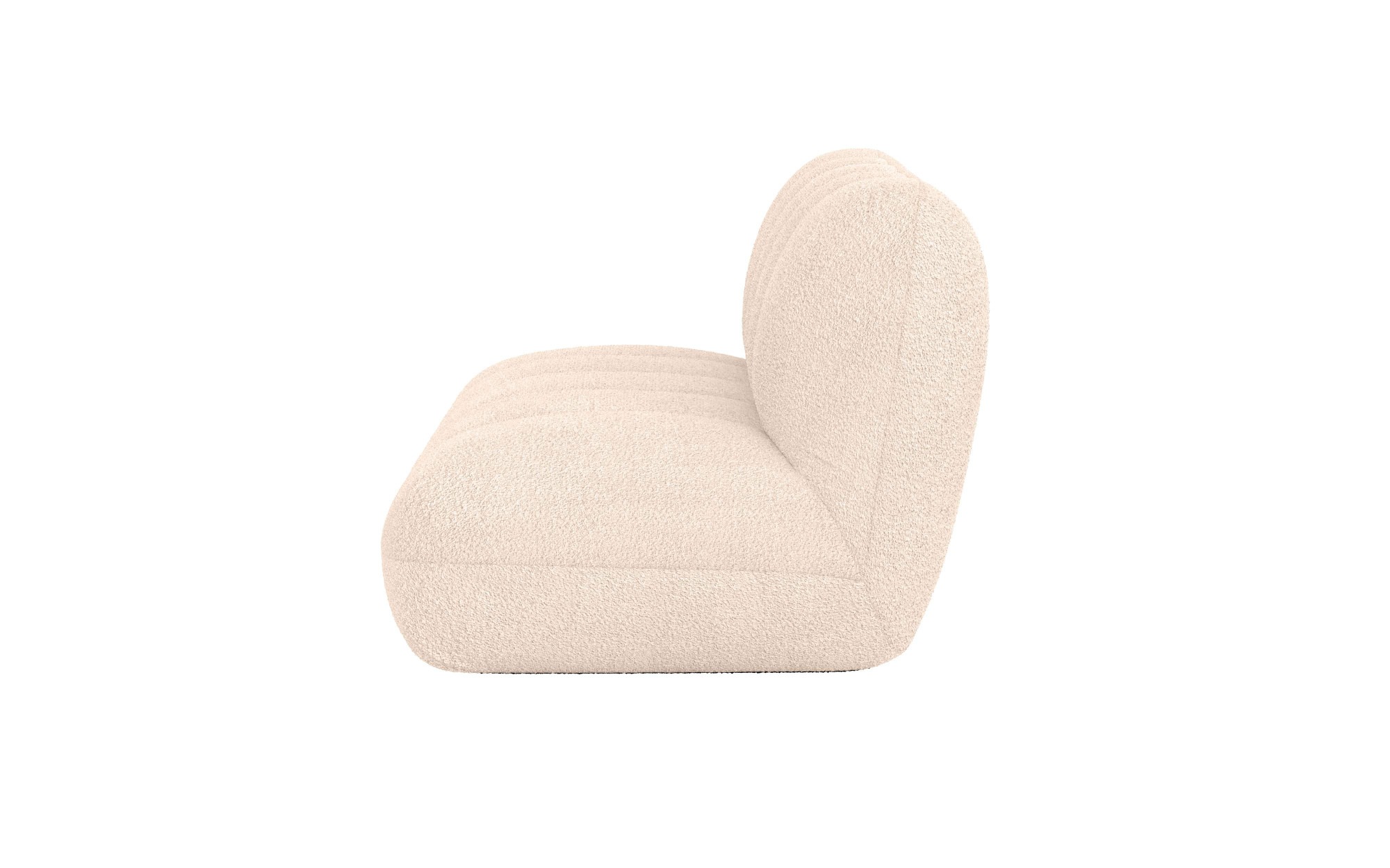LeGer Home by Lena Gercke 2-Sitzer »Priya Designersofa, moderne Steppung, auch in Bouclé«, gemütlich und modern, B/T/H: 155/108/84 cm