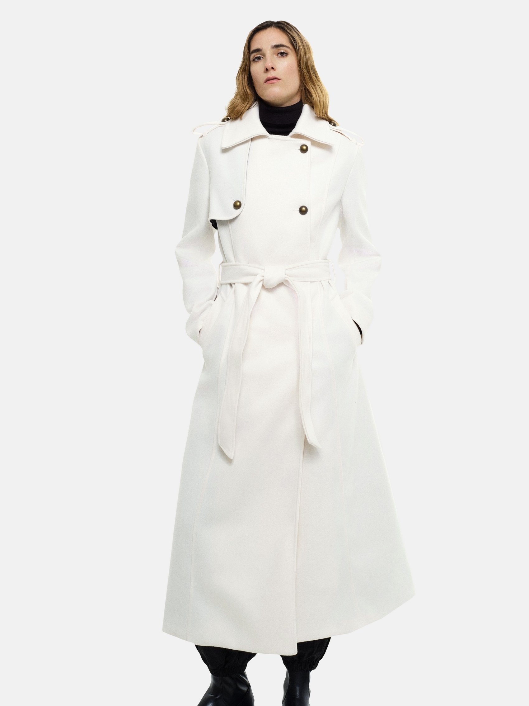 RICANO Trenchcoat »Mantel Simona« Handgefertigt, Made in Italy