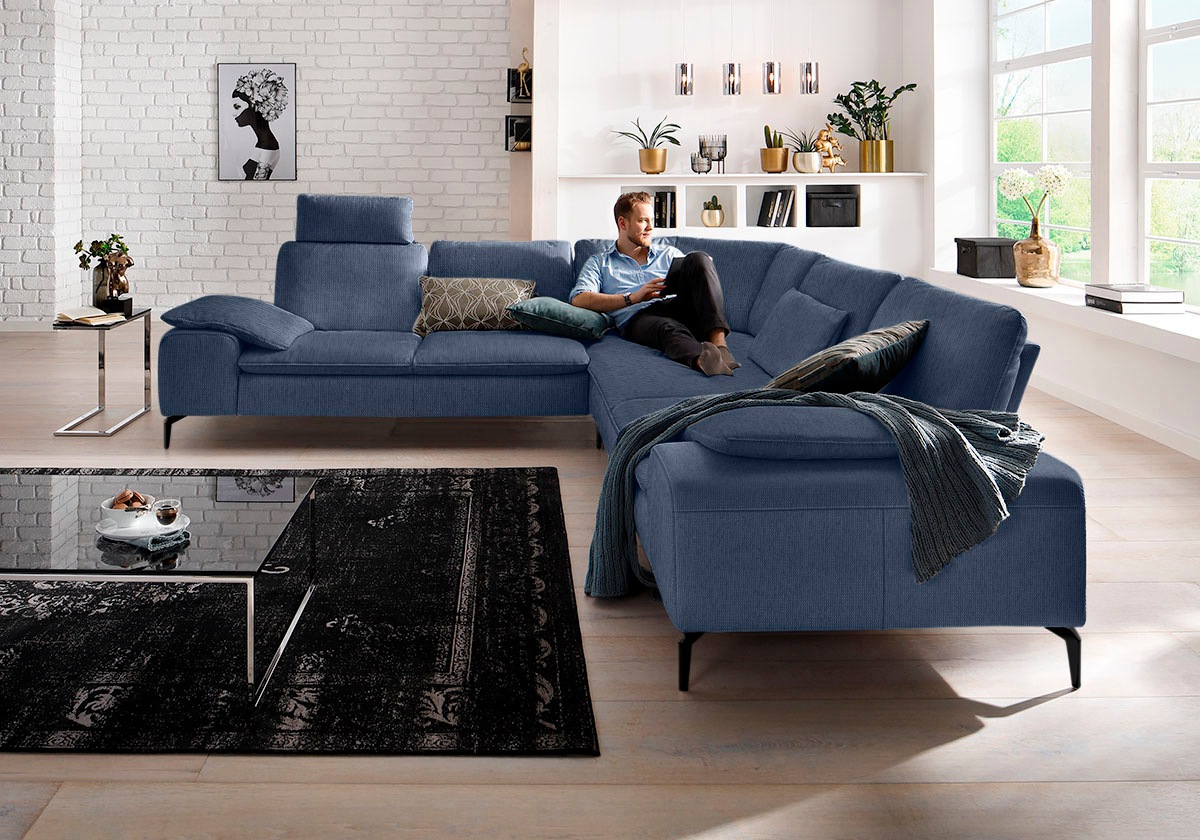 W.SCHILLIG Ecksofa »valentinoo«, (Set), mit Sitztiefenverstellung, Breite 318 cm