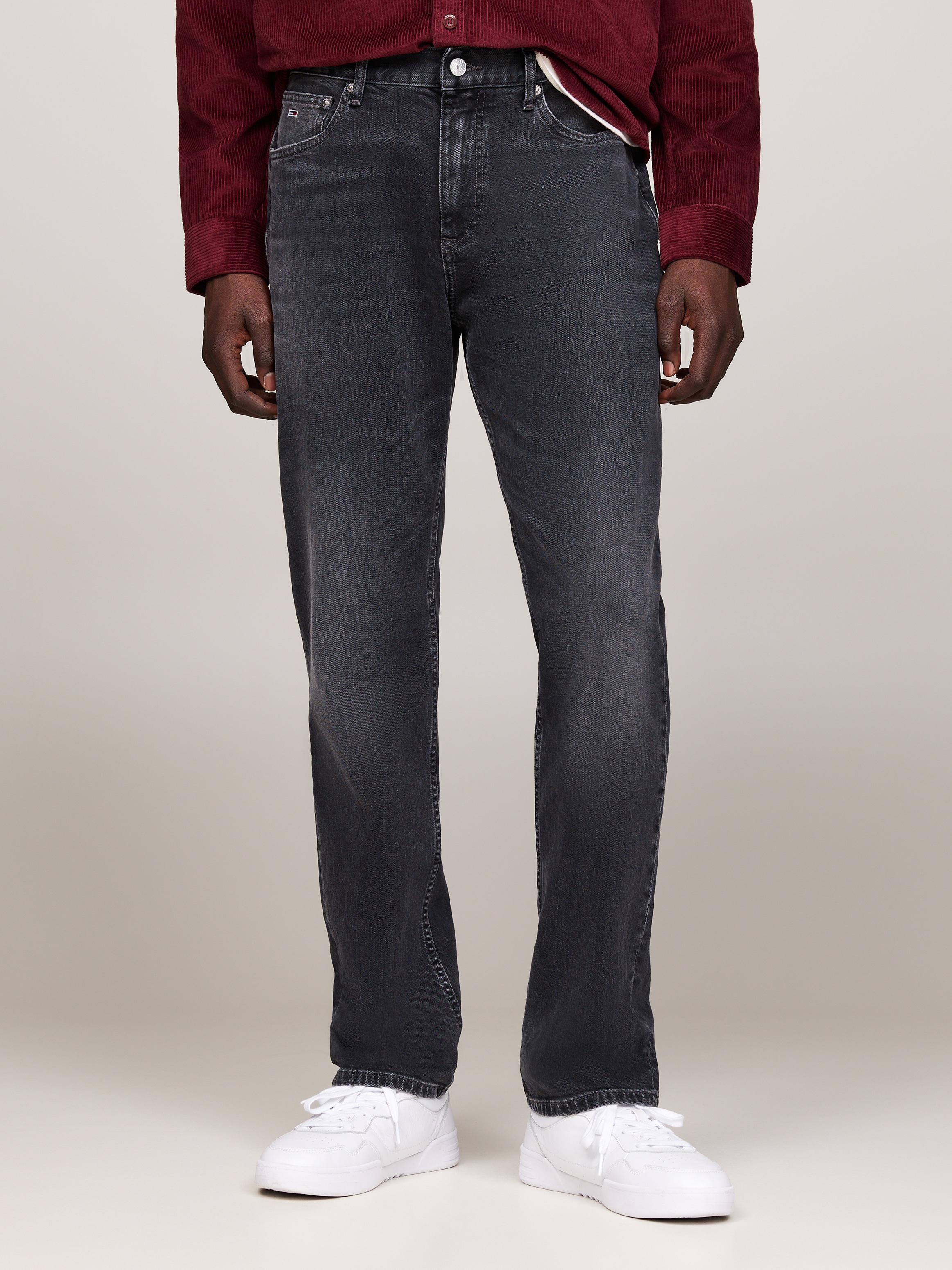 Tommy Jeans Regular-fit-Jeans "RYAN RGLR STRGHT", mit Logoprägung