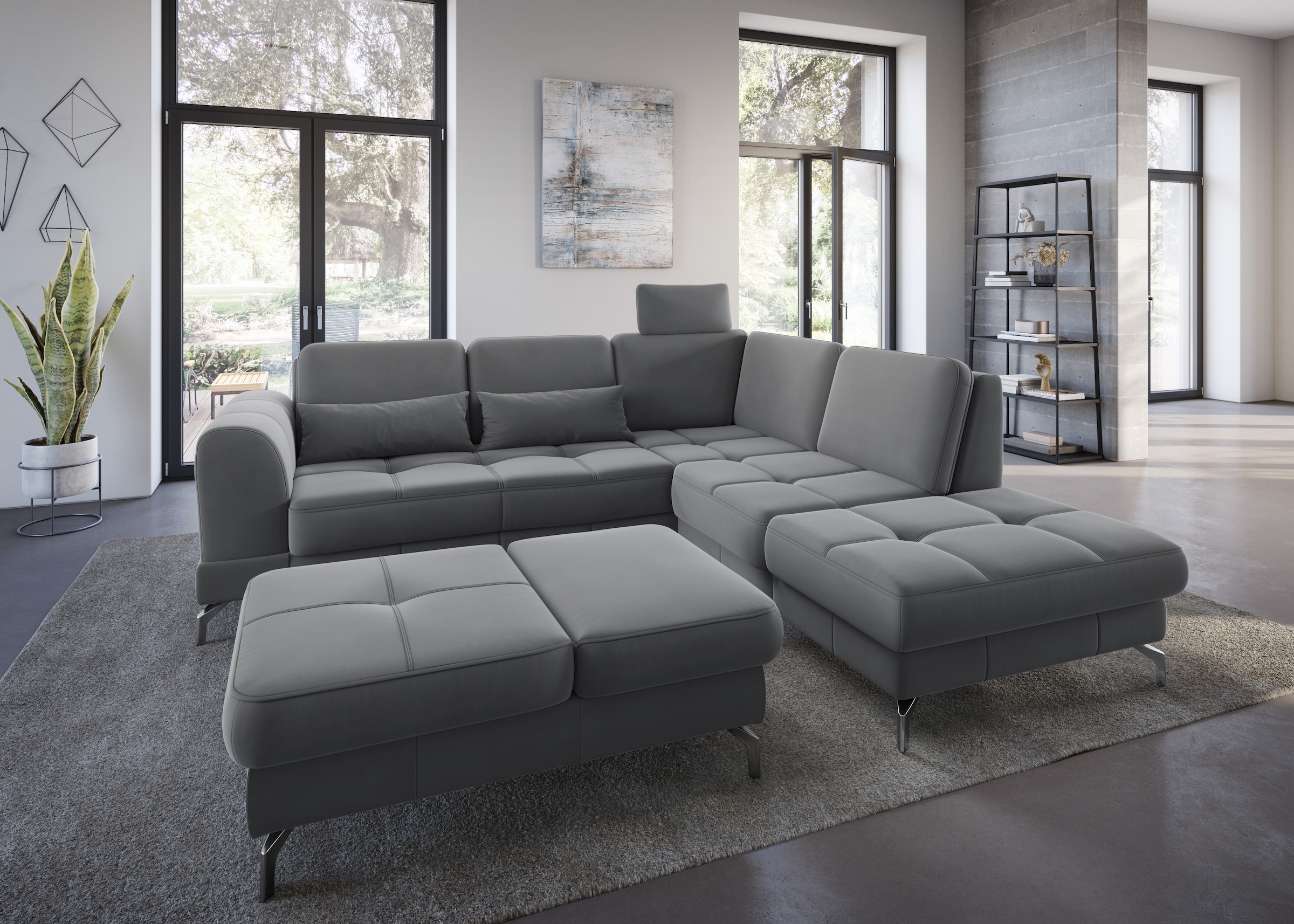  Sit&more Ecksofa »Bendigo L-Form« su S...