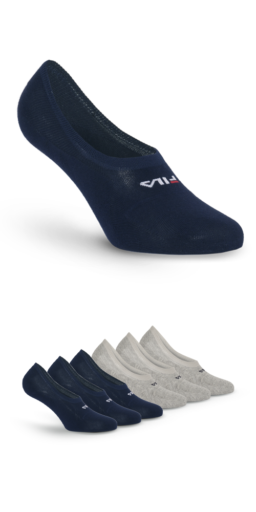 Fila Füßlinge "UNISEX GHOST SOCKS SILICONE HEEL INSIDE", (6 Paar), mit Logo günstig online kaufen