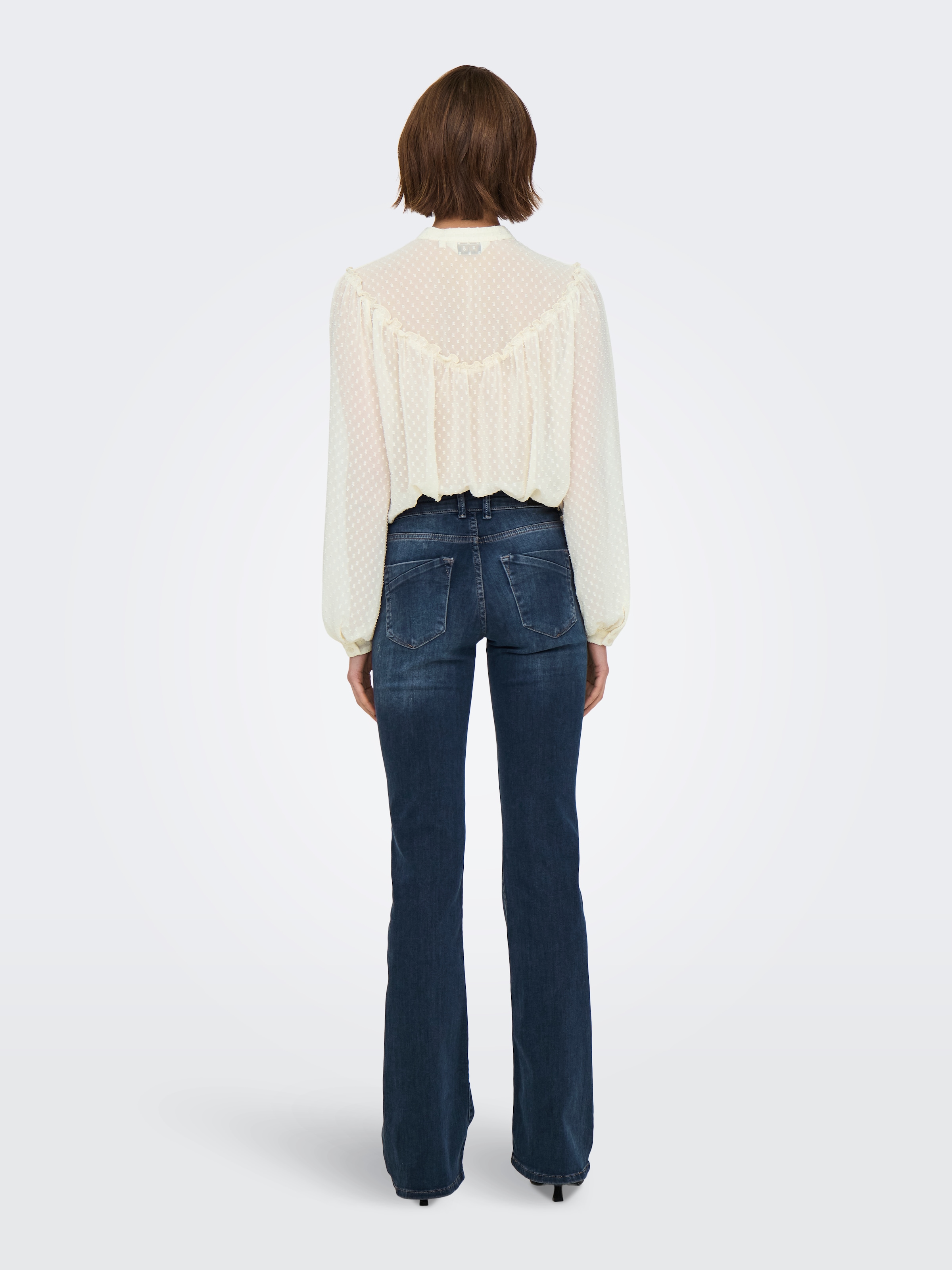 ONLY Bootcut-Jeans »ONLBLUSH ICON COIN MID FL DNM CRO300NOOS«