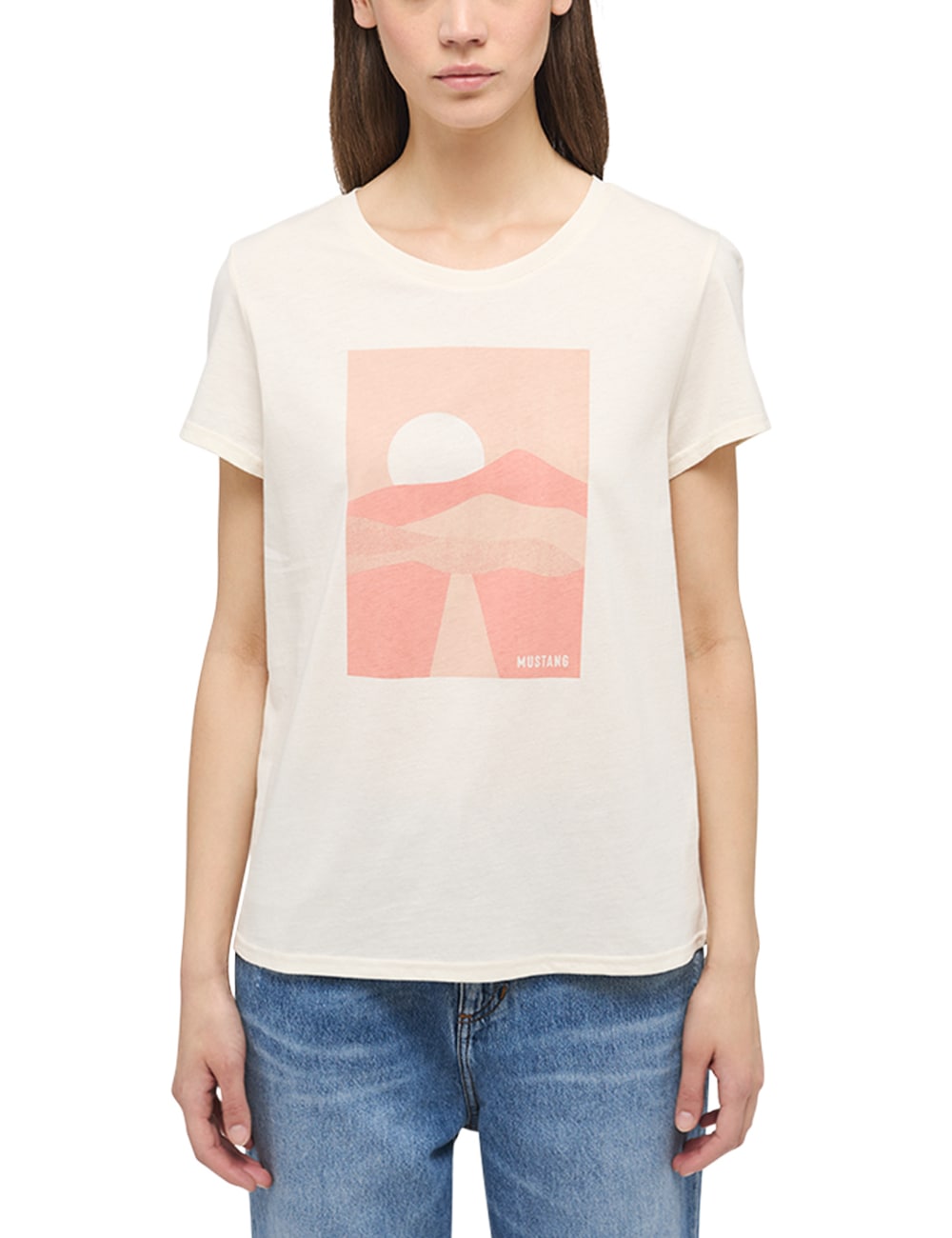 MUSTANG | online Kurzarmshirt »T-Shirt« bestellen BAUR