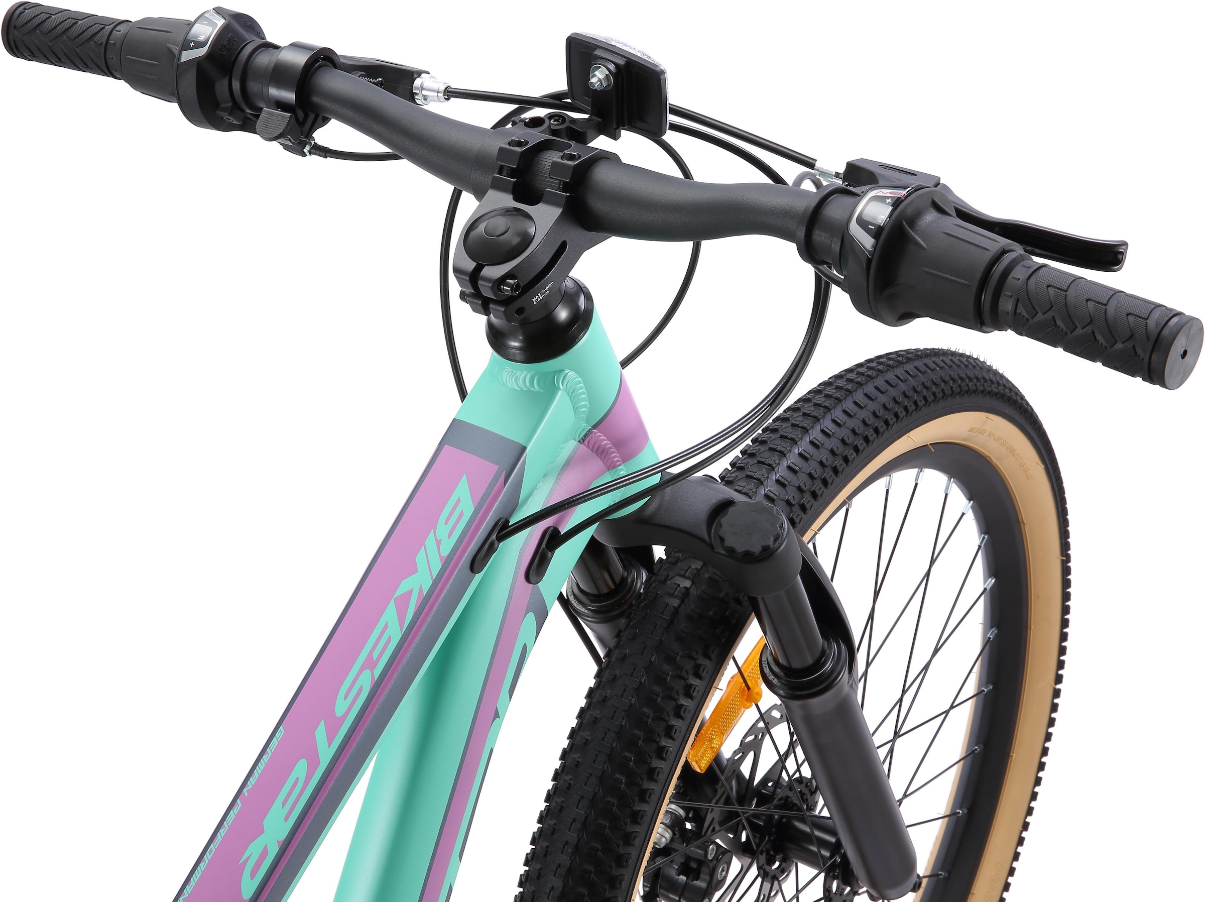 Bikestar Jugendfahrrad, 21 Gang, Shimano, RD-TY21 Schaltwerk, Kettenschaltung