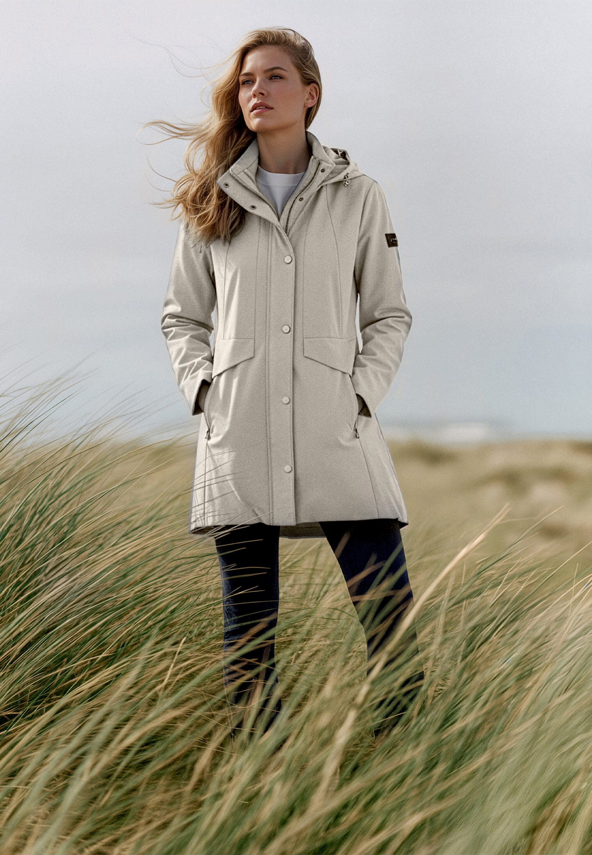 Betty Barclay Outdoorjacke »Damen mit abnehmbarer Kapuze« mit Kapuze