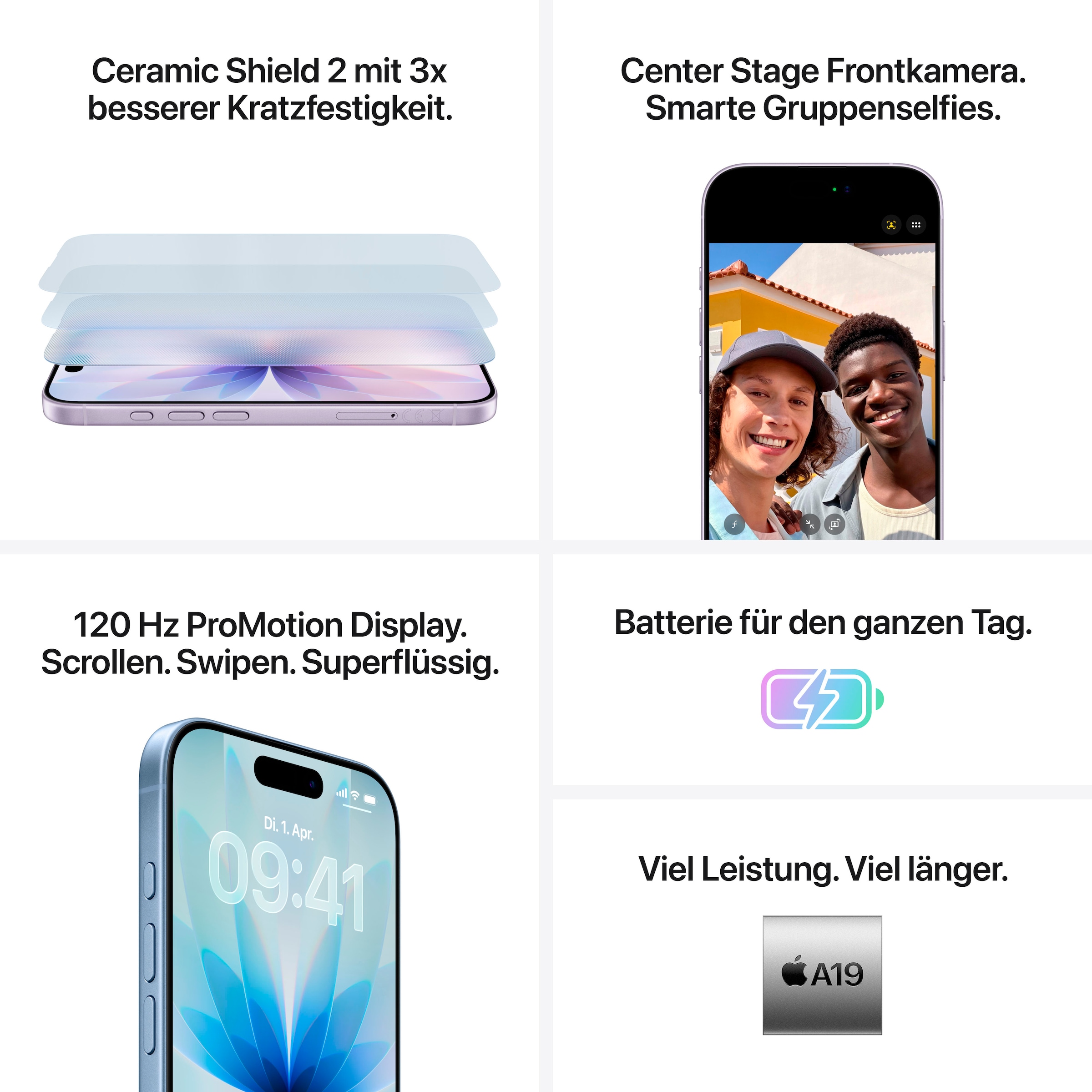 Apple Smartphone »iPhone 17«, Salbei