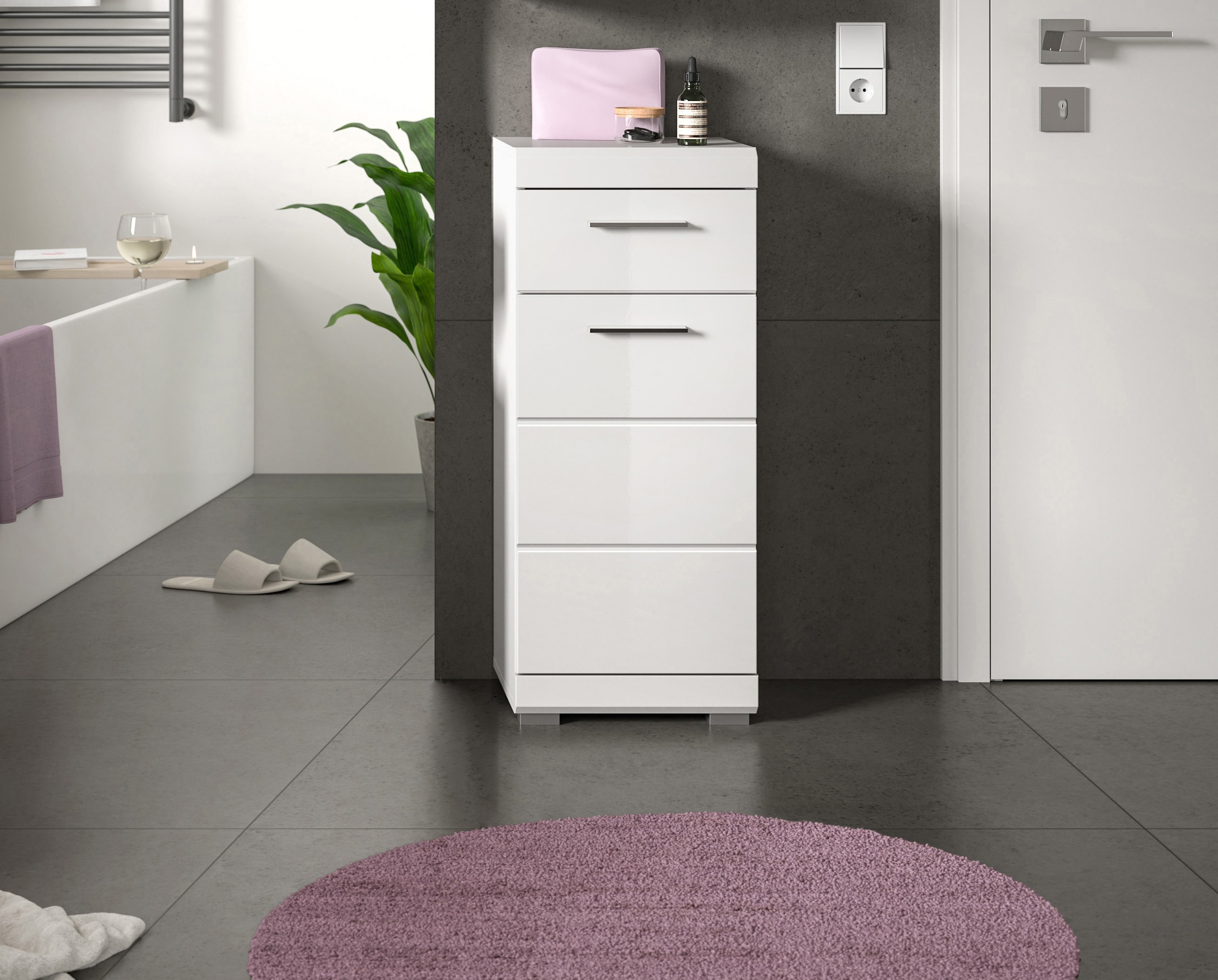 INOSIGN Unterschrank "SIENA, Breite 37cm, 1 Tür, 1 Schubkasten, 2 Fächer, M günstig online kaufen