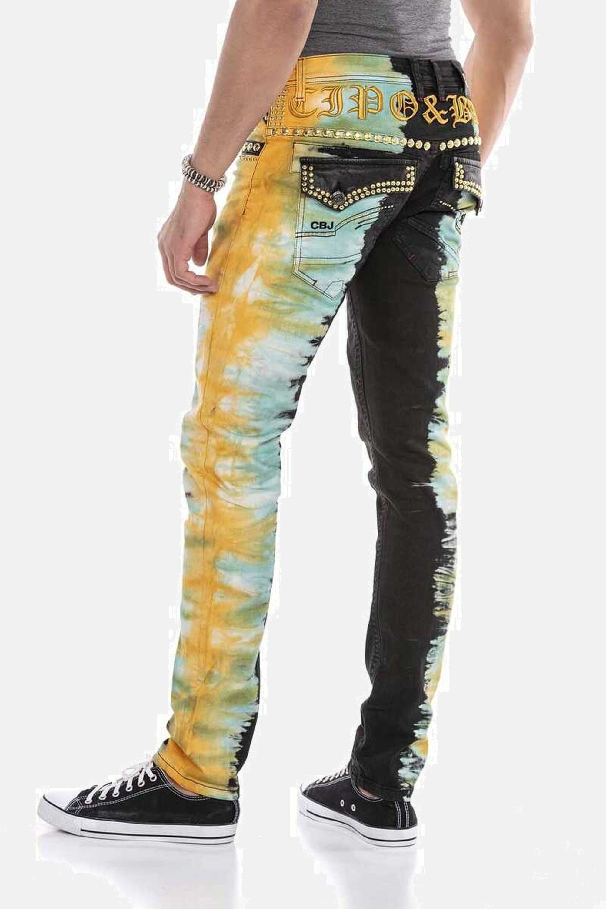 Cipo & Baxx 5-Pocket-Jeans "Jeans", m extravaganten Look, CD664 günstig online kaufen