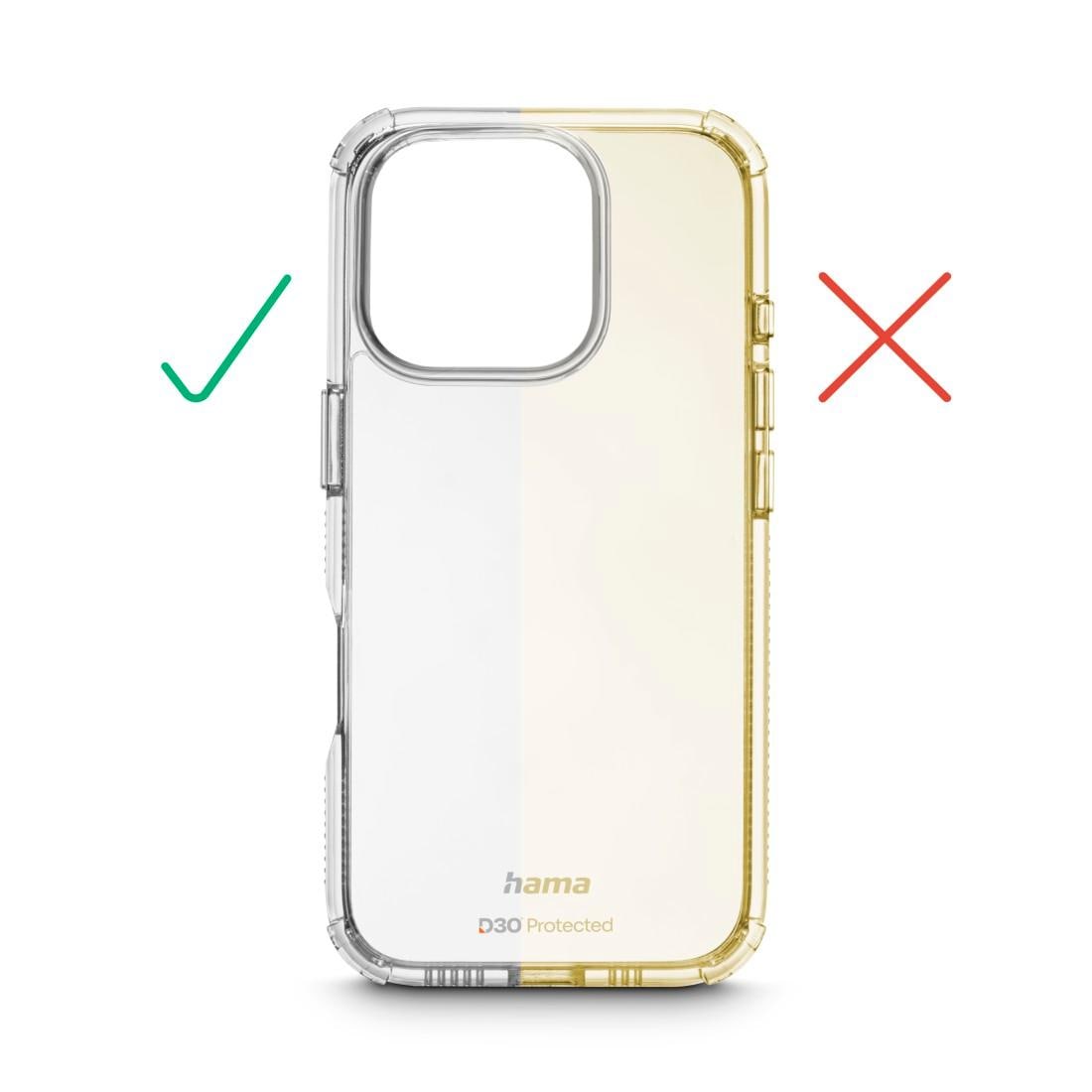 Hama Smartphone-Hülle »Handyhülle „Extreme Protect“ für iPhone 16 Pro Max (stoßfest, D3O)«, iPhone 16 Pro Max, 17,5 cm (6,9 Zoll)
