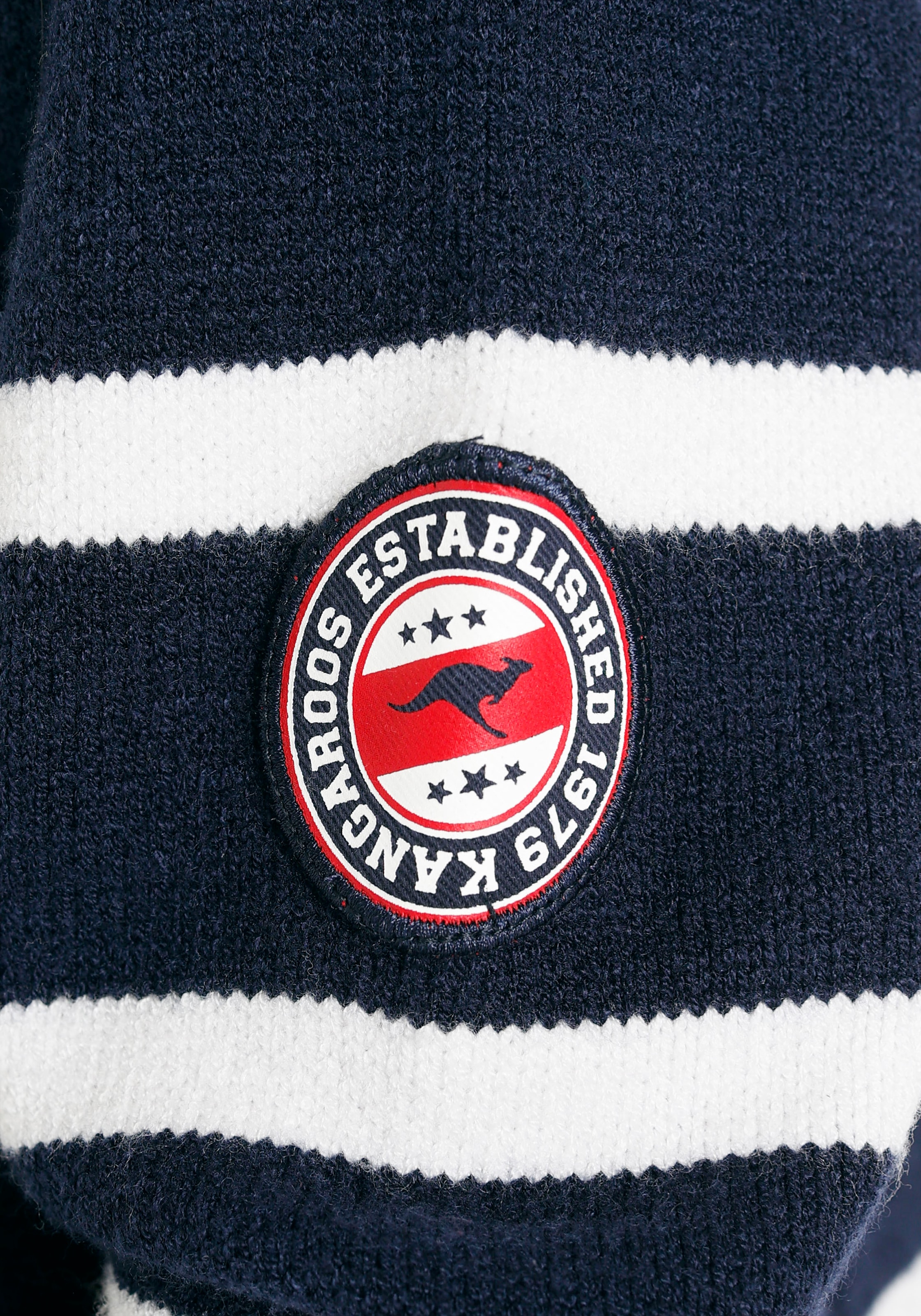 KangaROOS Strickpullover »established 1979«