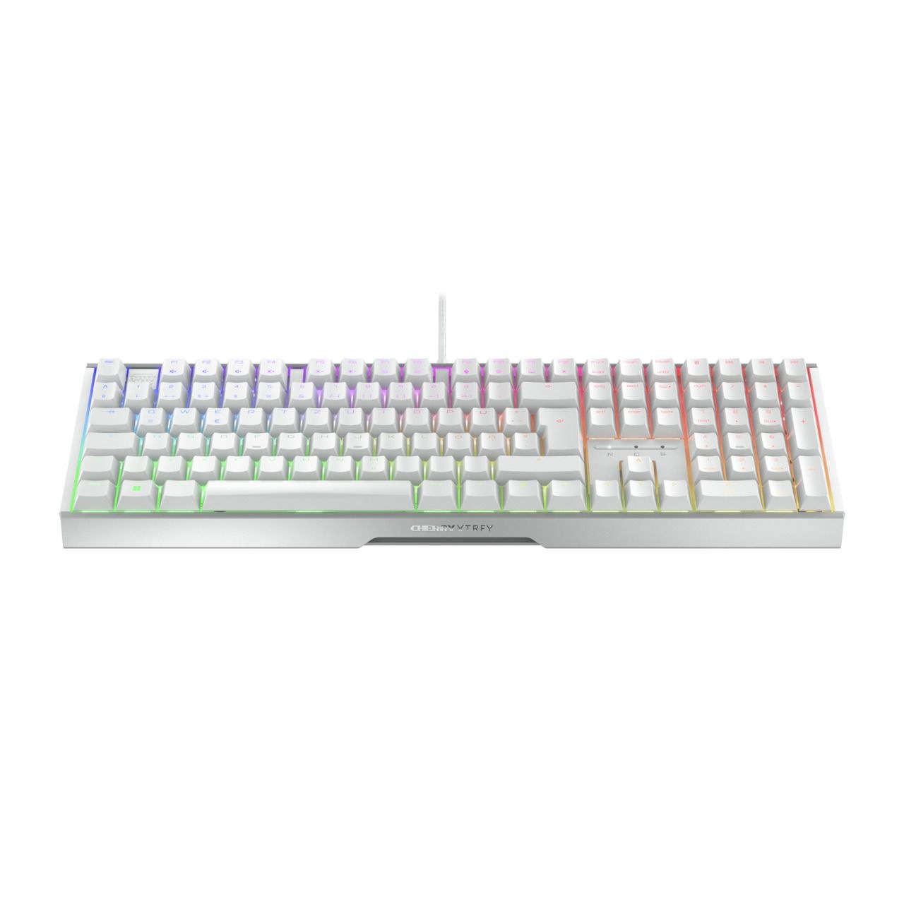 Cherry Xtrfy Gaming-Tastatur »MX 3.1 RGB WHITE / DE«, (ergonomische Form), Konfigurierbare Beleuchtung