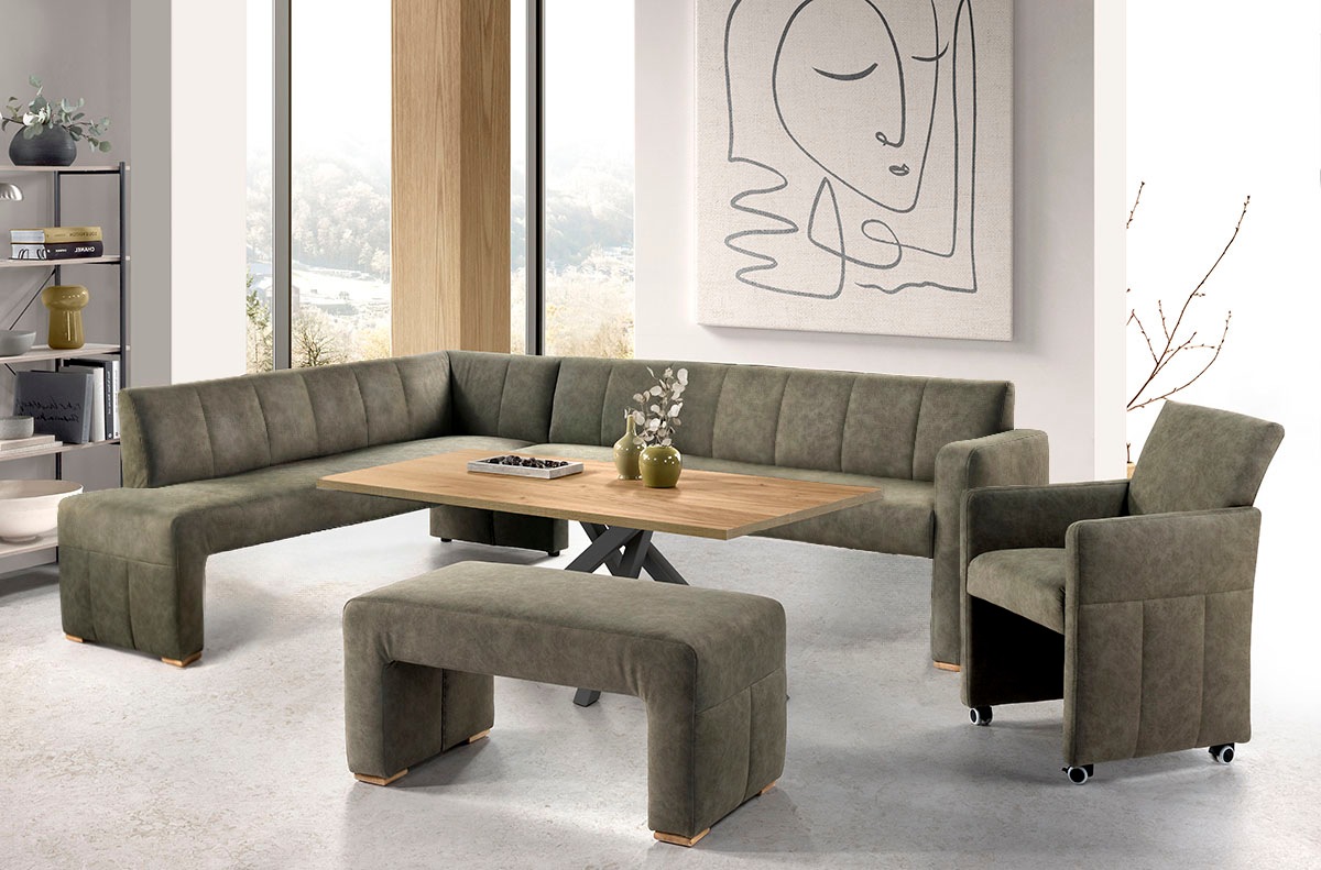 exxpo - sofa fashion Essbank elegant und modern mit hohem Sitzkomfort günstig online kaufen