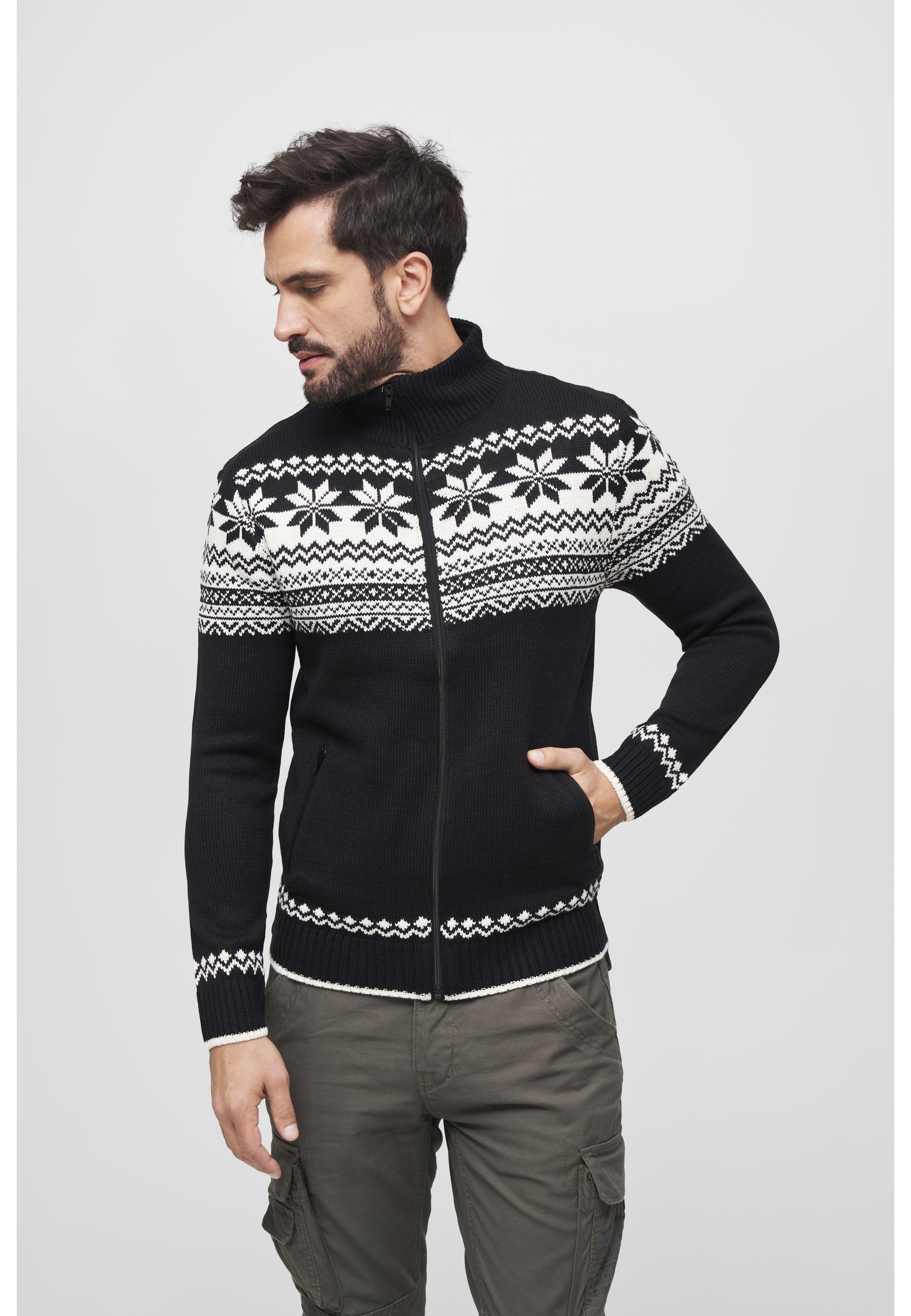 Brandit Strickjacke »Brandit Herren Cardigan Norweger« 1 Stk.