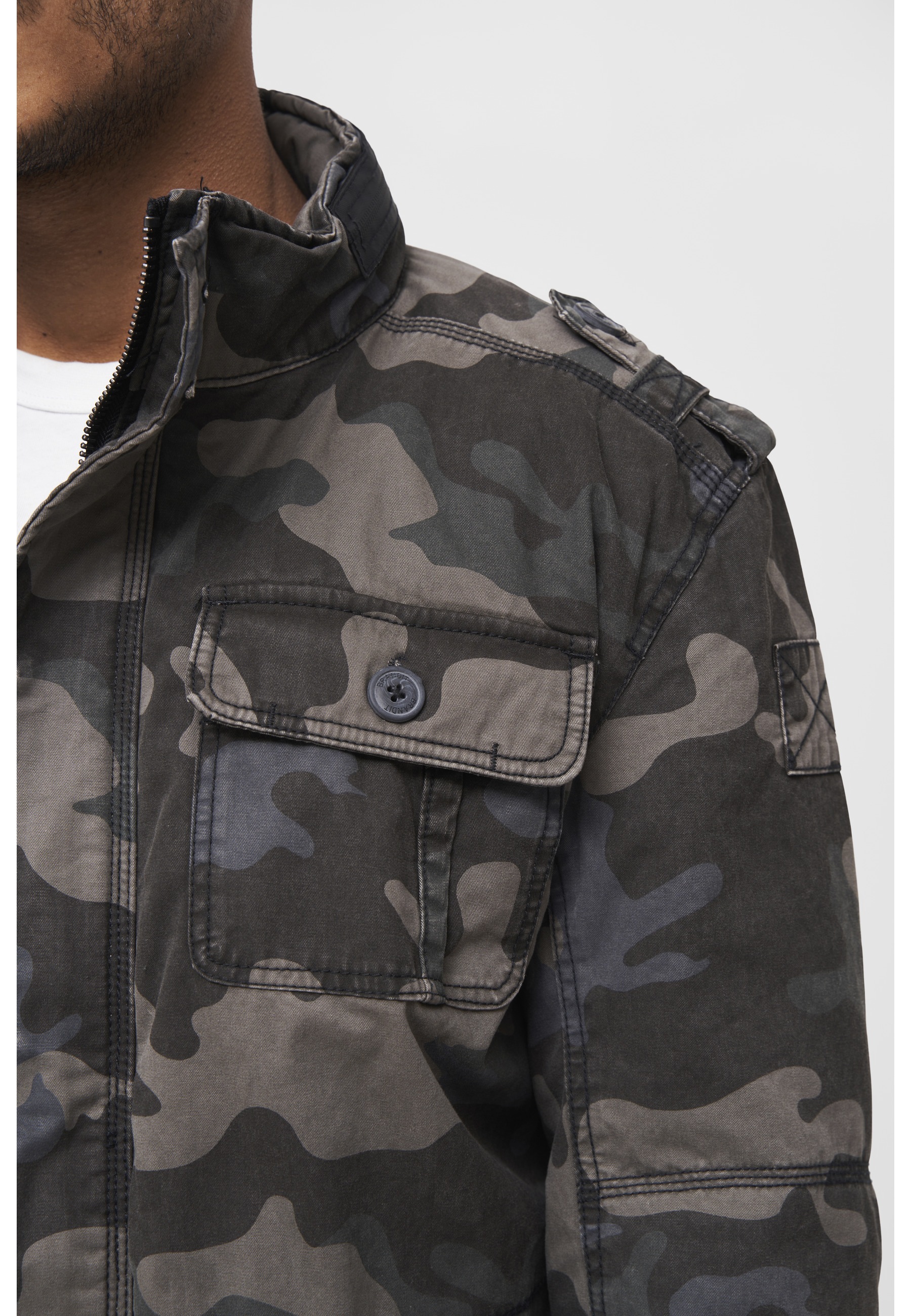 Brandit Allwetterjacke »Brandit Herren Britannia Winter Jacket« 1 Stk. tlg. ohne Kapuze