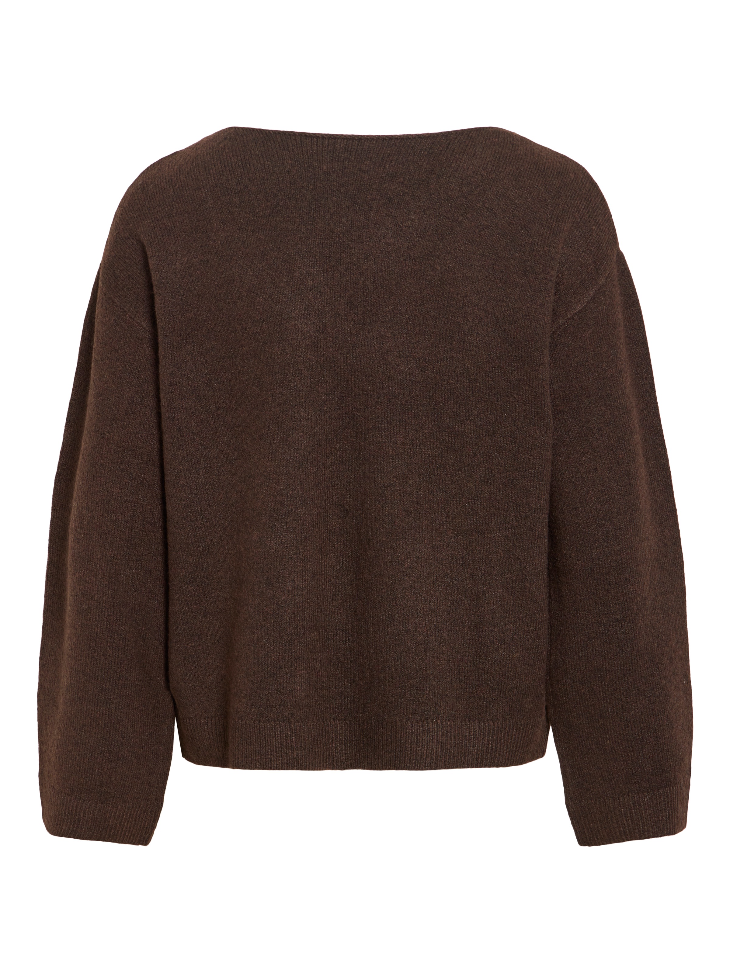 Vila V-Ausschnitt-Pullover »VILIGA L/S V-NECK REV LACE KNIT TOP-NOOS« Materialmix, Spitzen-Detail, regular fit