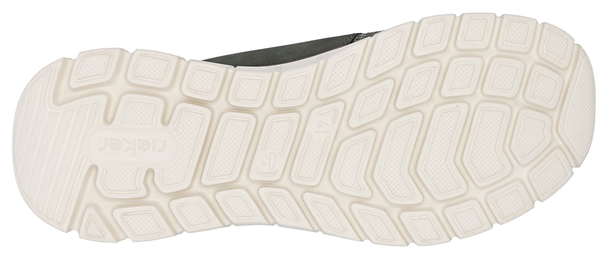 Rieker Herren Slip-On Sneaker Grün Gr. 40 3