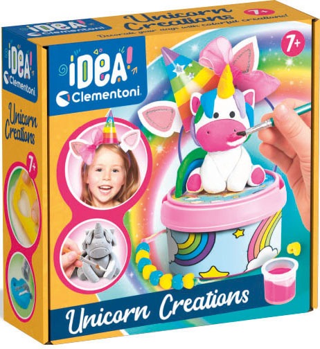 Clementoni® Kreativset »idea! Einhörner und Regenbögen«, Made in Europe kaufen