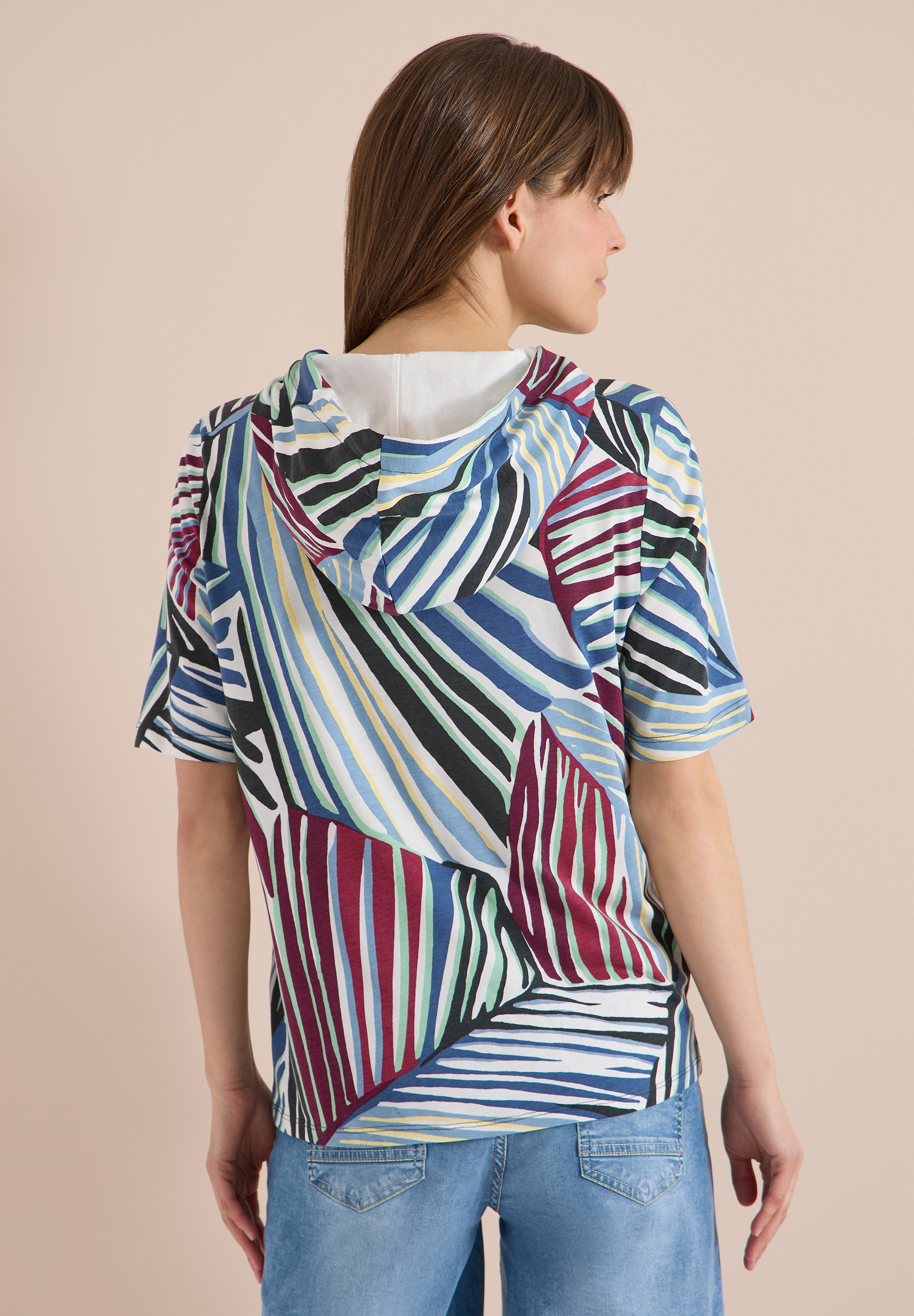 Cecil Kapuzenshirt im soften Baumwoll-Mix