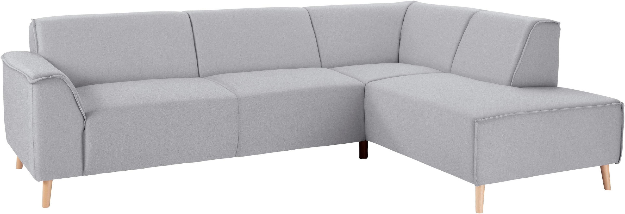 Home affaire Ecksofa "Janek Scandic Design, elegant und zeitlos, L-Form" mi günstig online kaufen