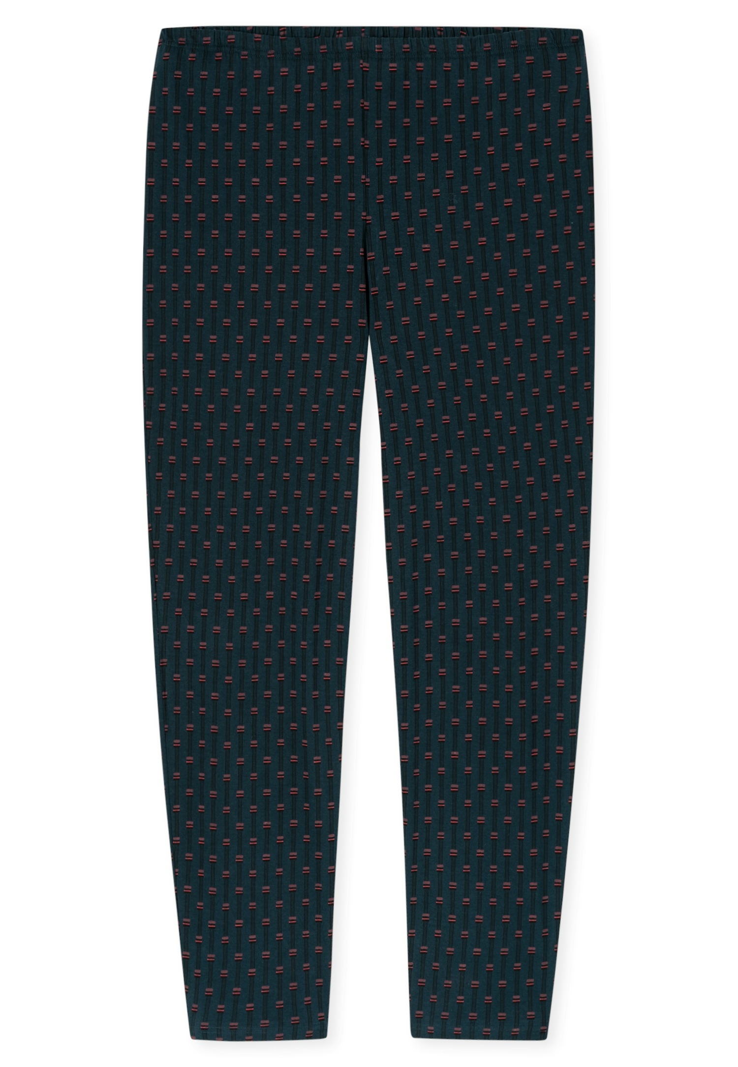 Schiesser Schlafanzug »Casual Essentials« 2 tlg. mit unifarbenem Langarmshirt mit rundem Halsausschnitt