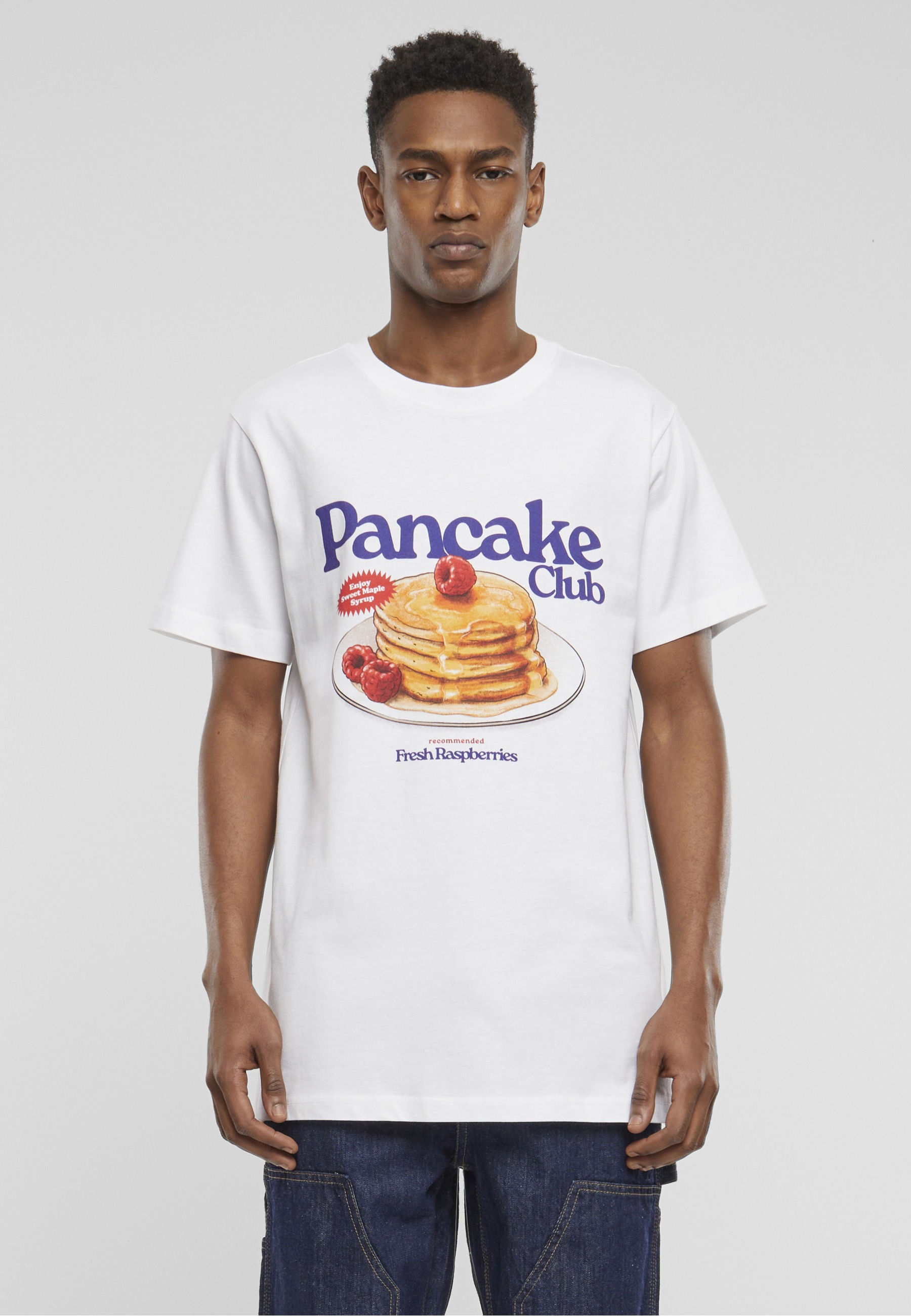 MisterTee T-Shirt »MisterTee Herren Pancake Club Tee« 1 Stk.