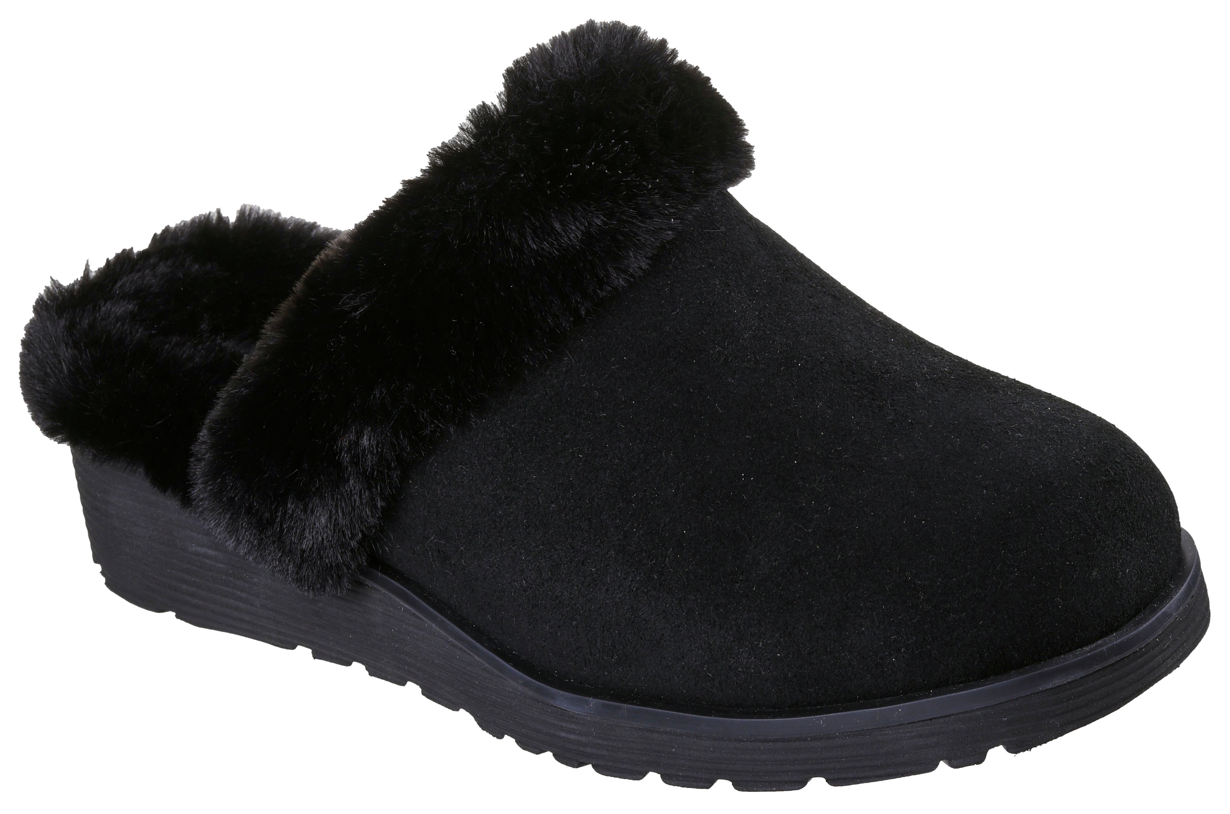 Thumbnail - Skechers Hausschuh "KEEPSAKES WEDGE-TIME TO CRUISE" Pantoffel, Slipper mit Warmfutter