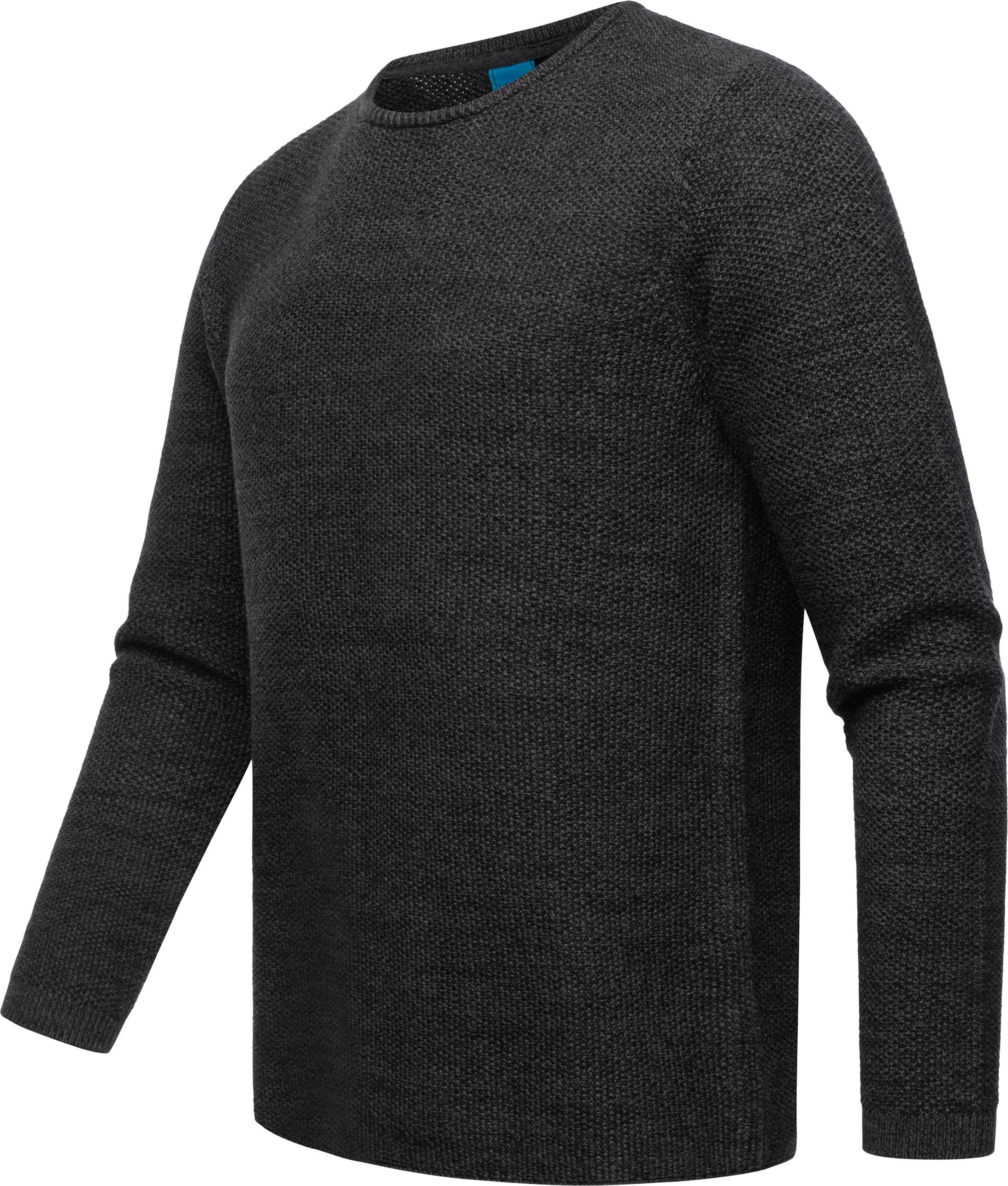 Ragwear Strickpullover »Knitson«, stylischer Herren Sweatpullover mit Rippbündchen
