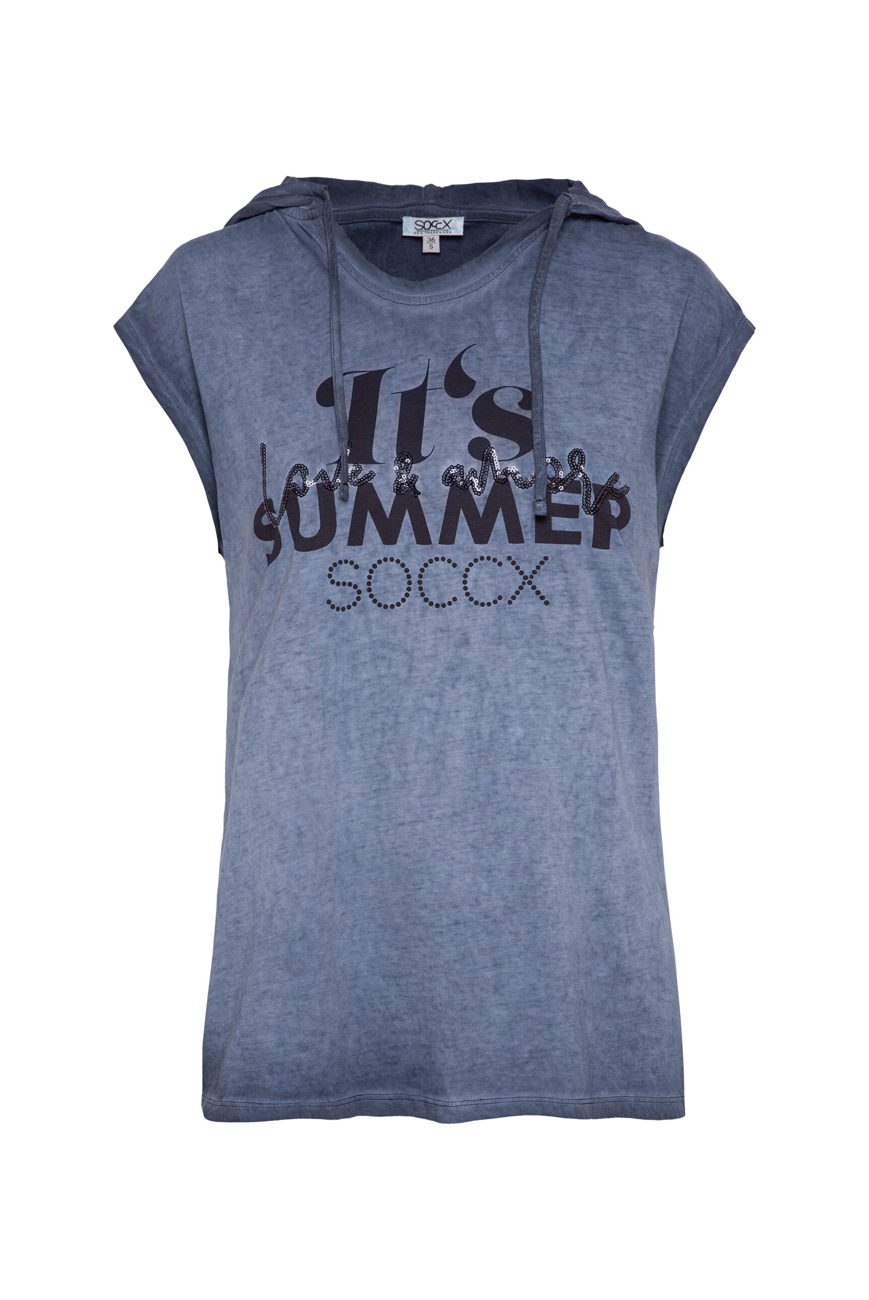 SOCCX Kapuzenshirt, aus Baumwolle