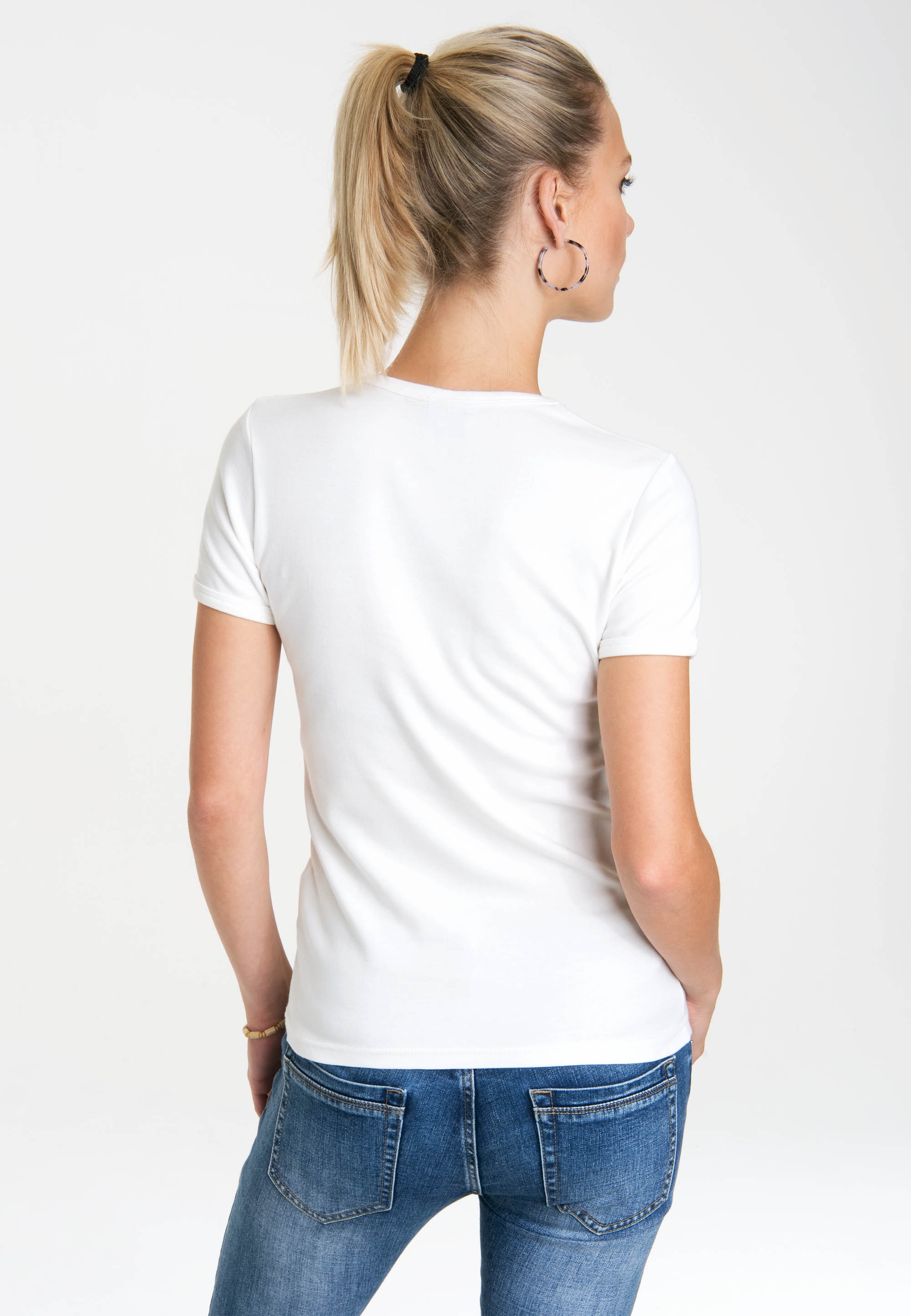 LOGOSHIRT T-Shirt »Human Torch – Flame On«, mit lizenziertem Originaldesign