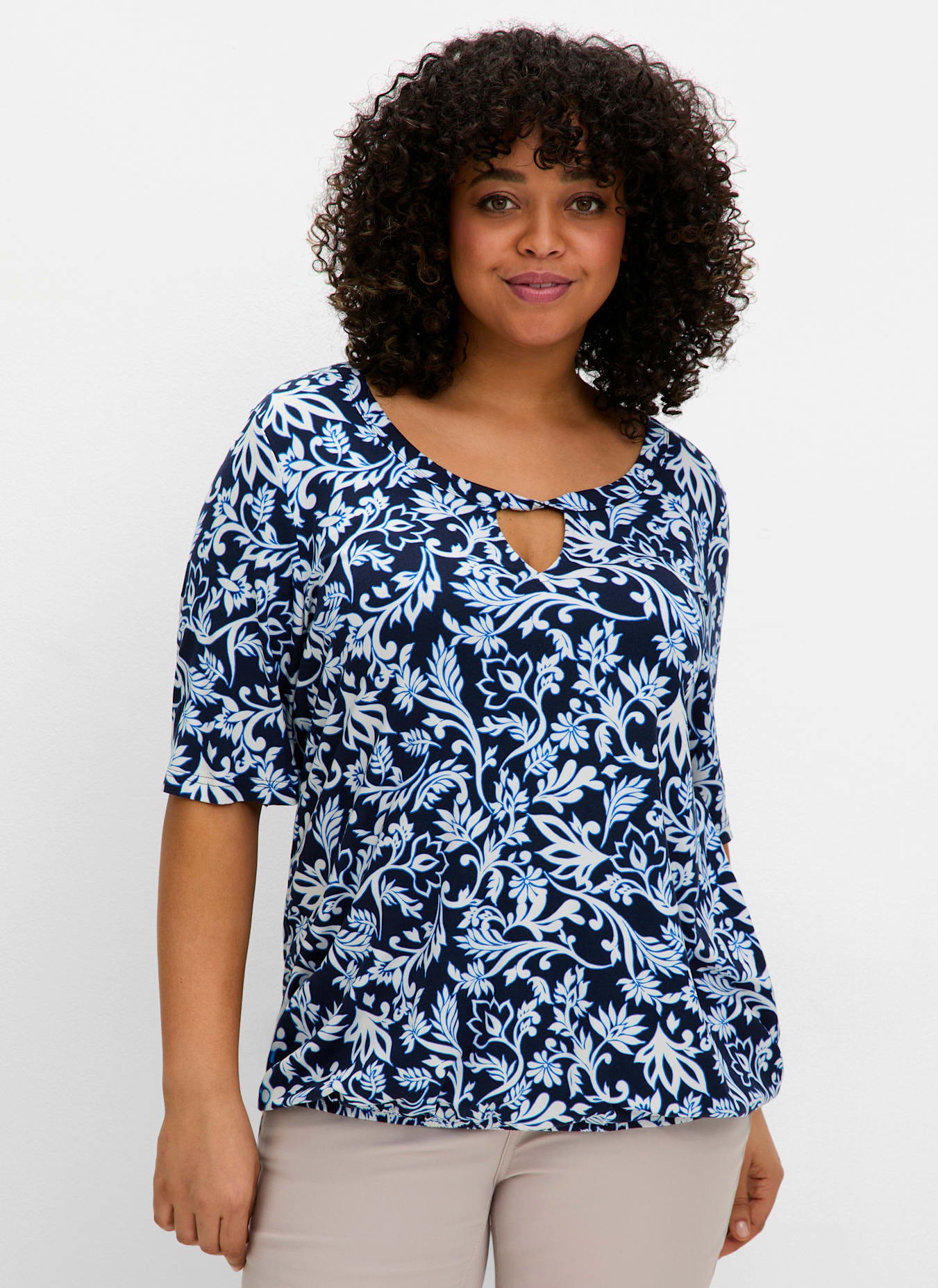 Sheego T-Shirt "T-Shirt", (1 tlg.) günstig online kaufen