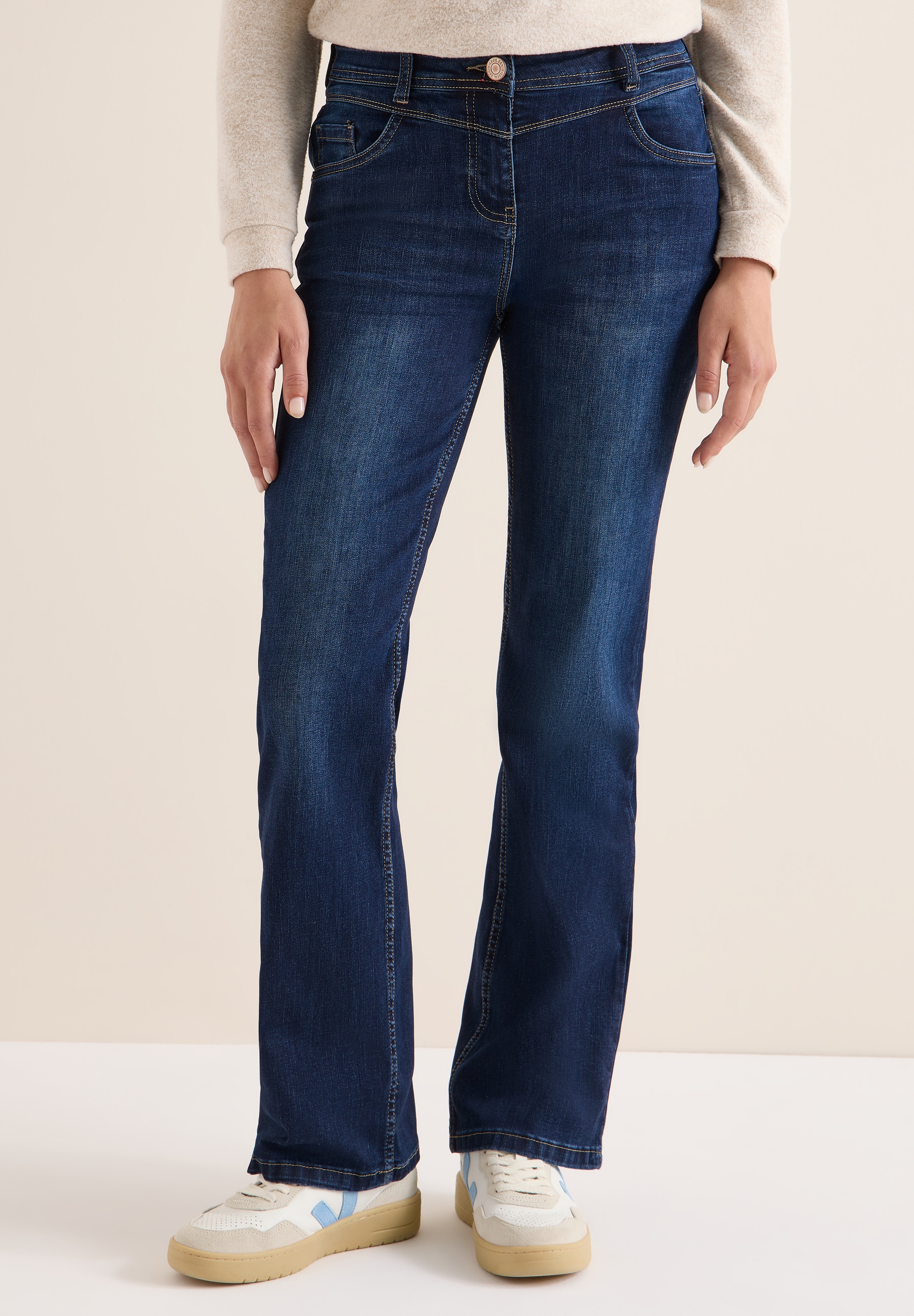 Cecil Slim-fit-Jeans High Waist