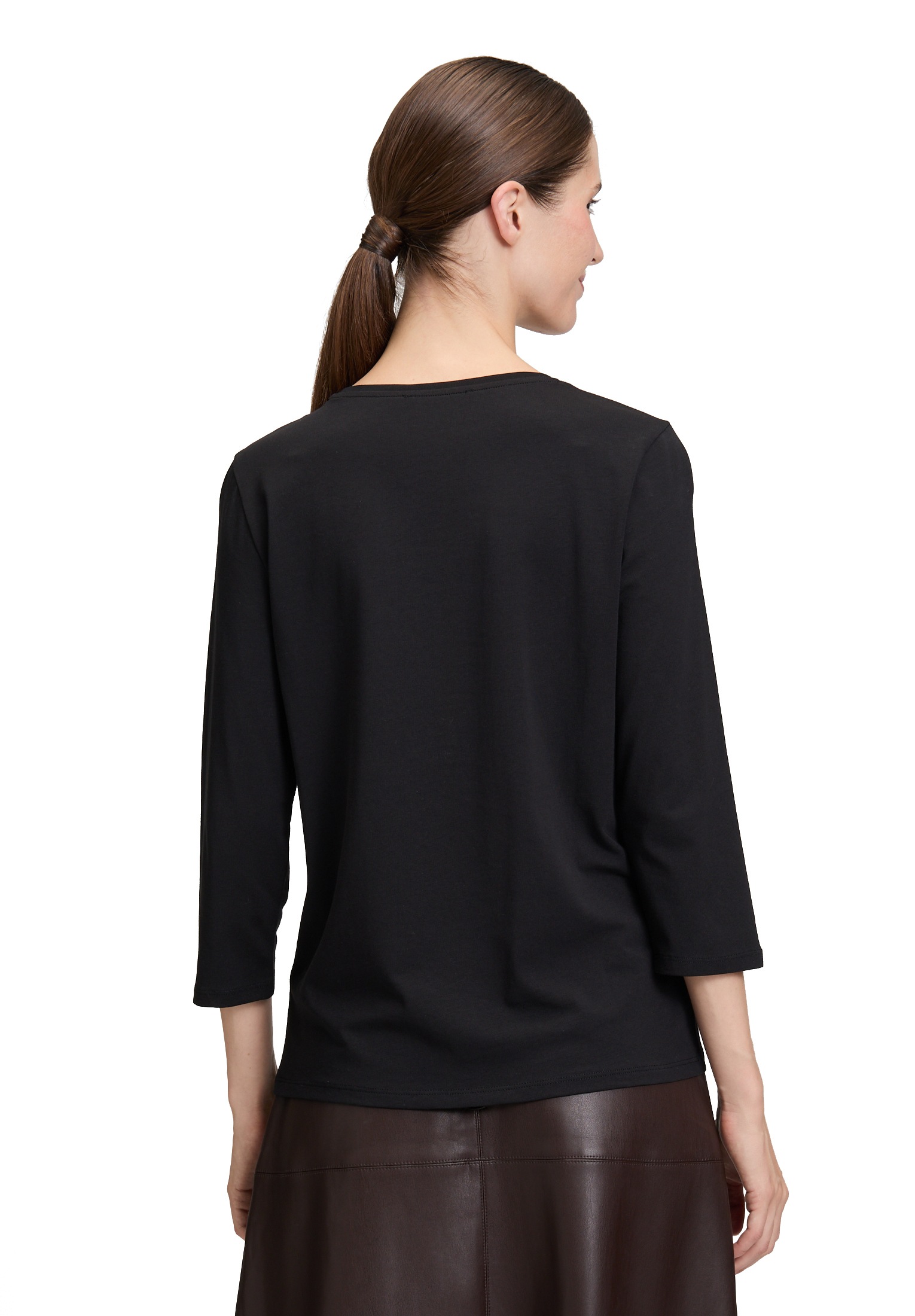 Betty Barclay 3/4-Arm-Shirt »Betty Barclay Damen Basic Shirt mit Placement«, (1 tlg.)