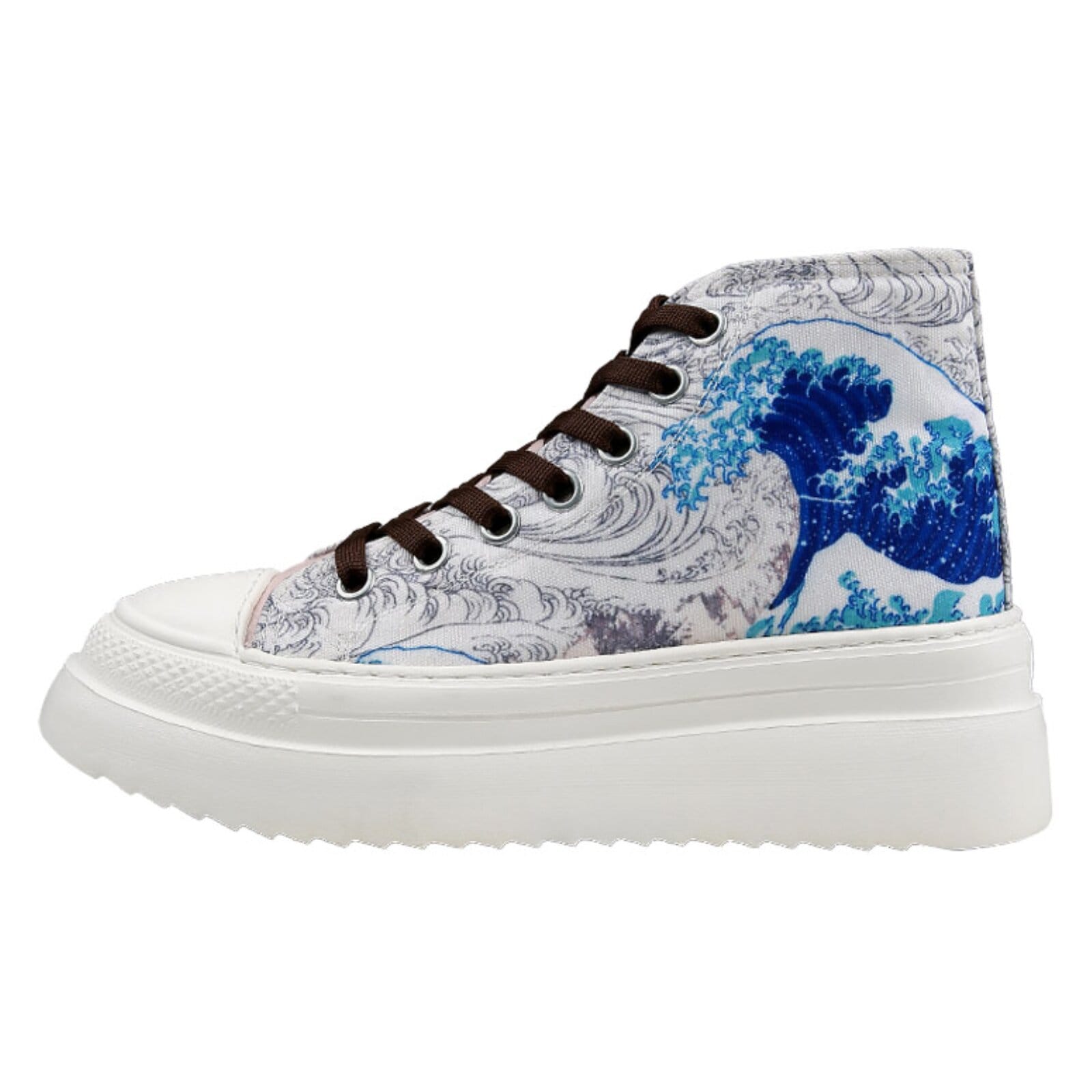 DOGO Sneaker "Fiora High-Top Sneaker Japanese Waves Damen Sneaker" Handgefertigt