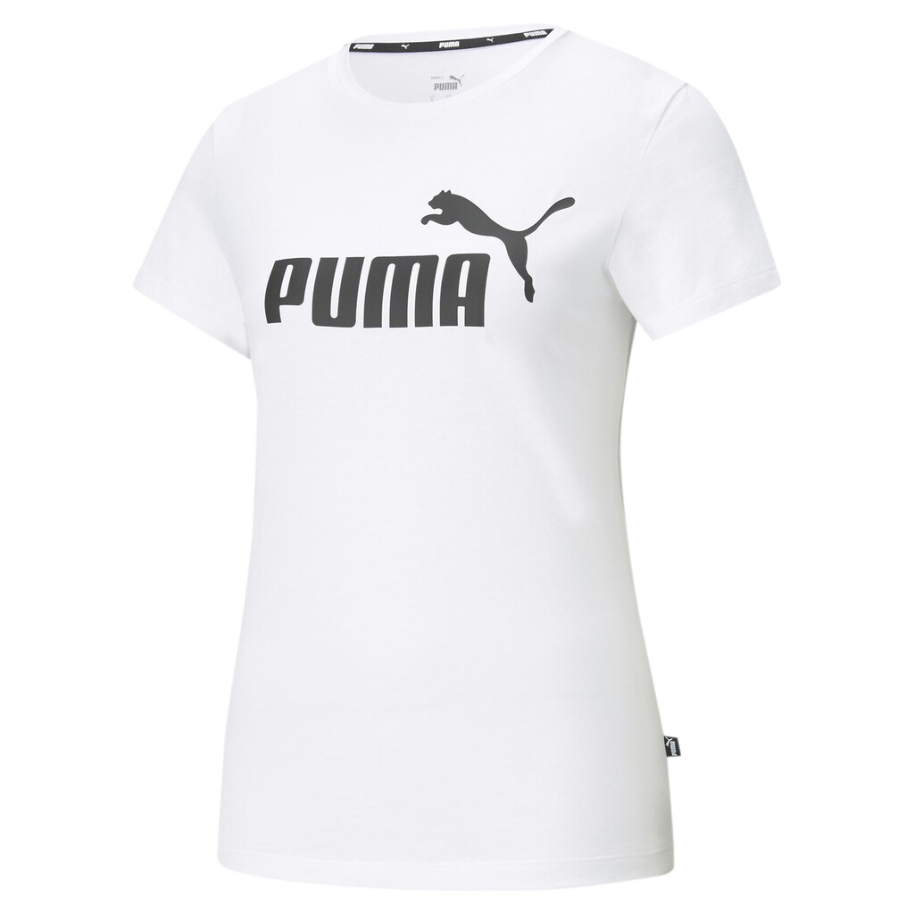 PUMA T-Shirt »Essentials Logo T-Shirt Damen«