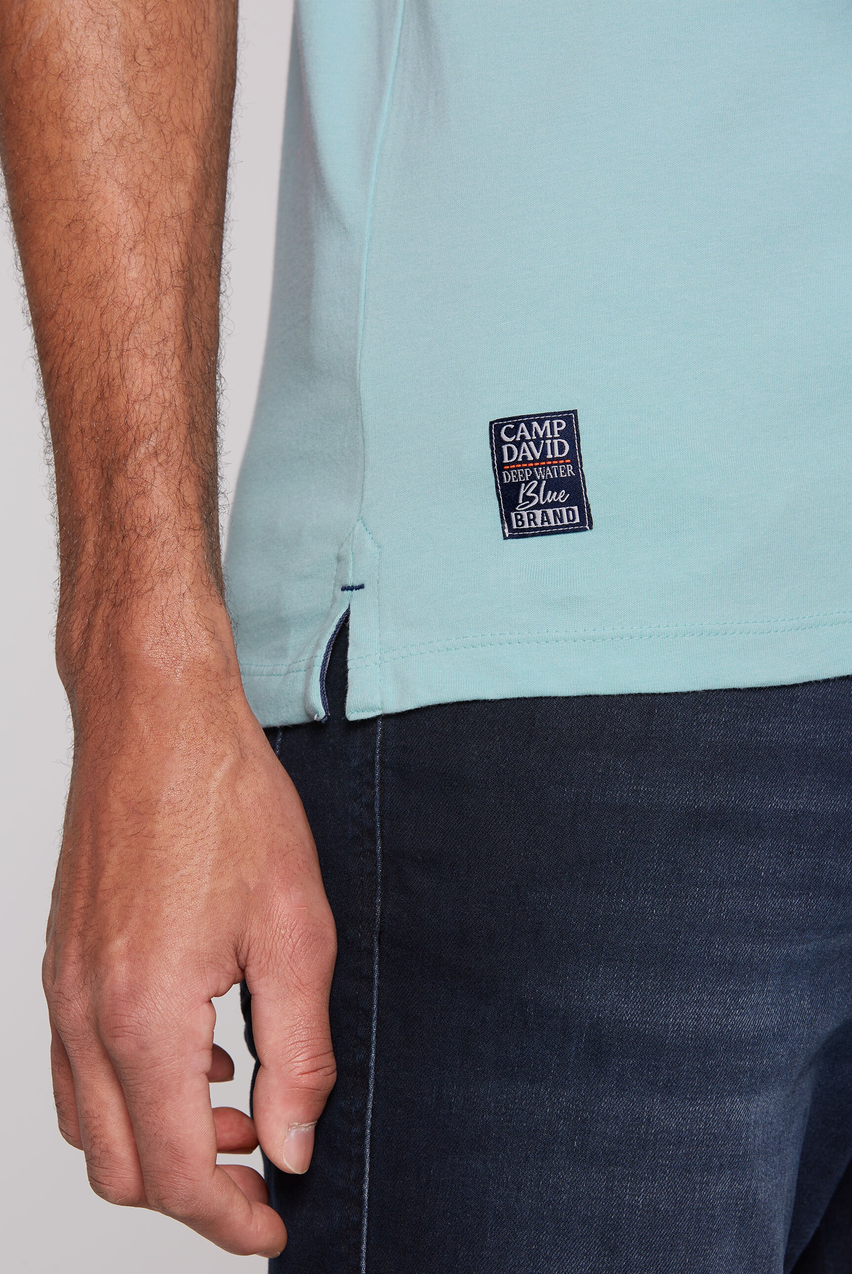 CAMP DAVID Poloshirt, aus Baumwolle