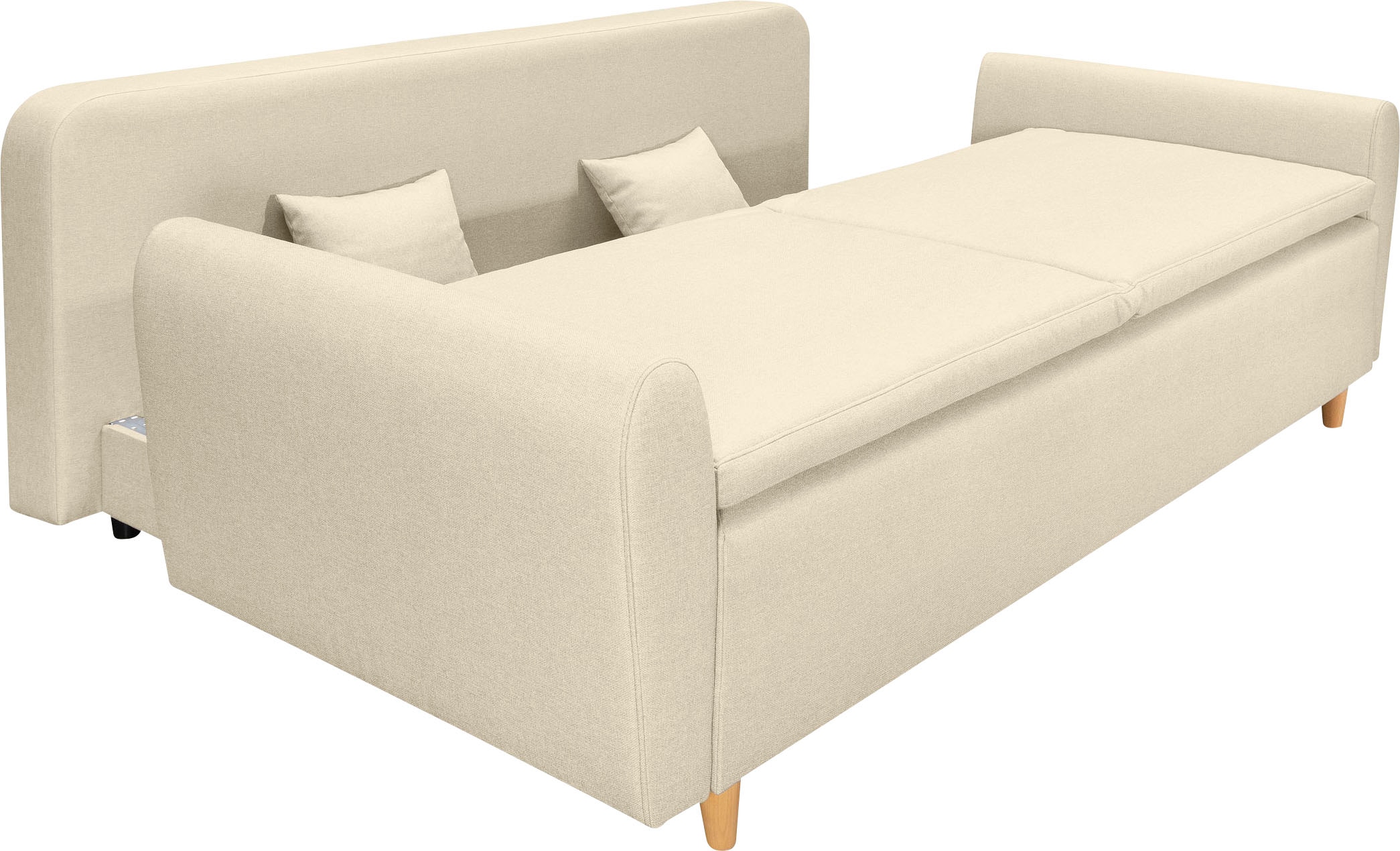INOSIGN Schlafsofa »Anika«, mit Boxspringaufbau, Bettfunktion & Bettkasten, Dauerschlafsofa